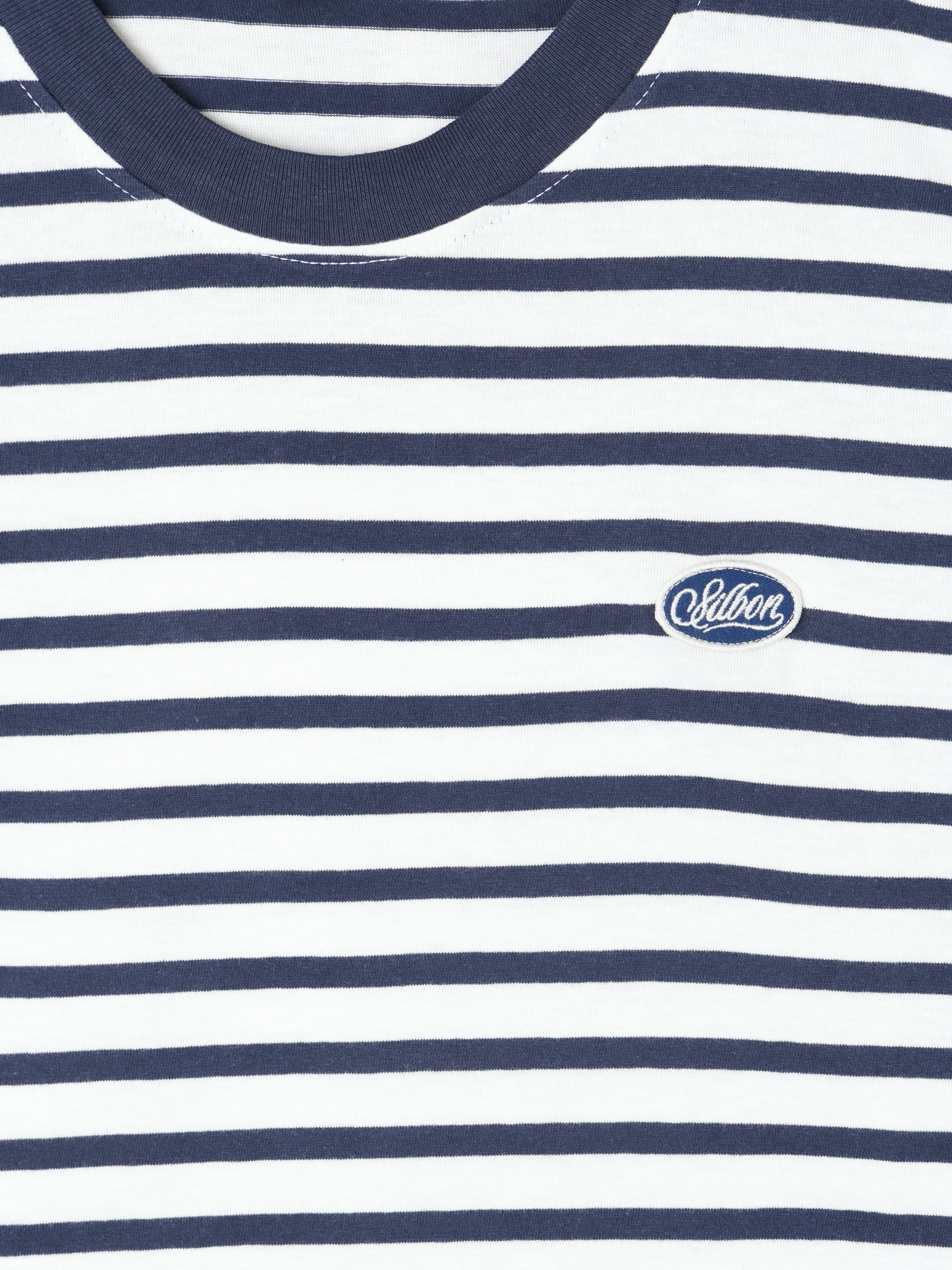 Camiseta rustica rayas azul marino - Image 2