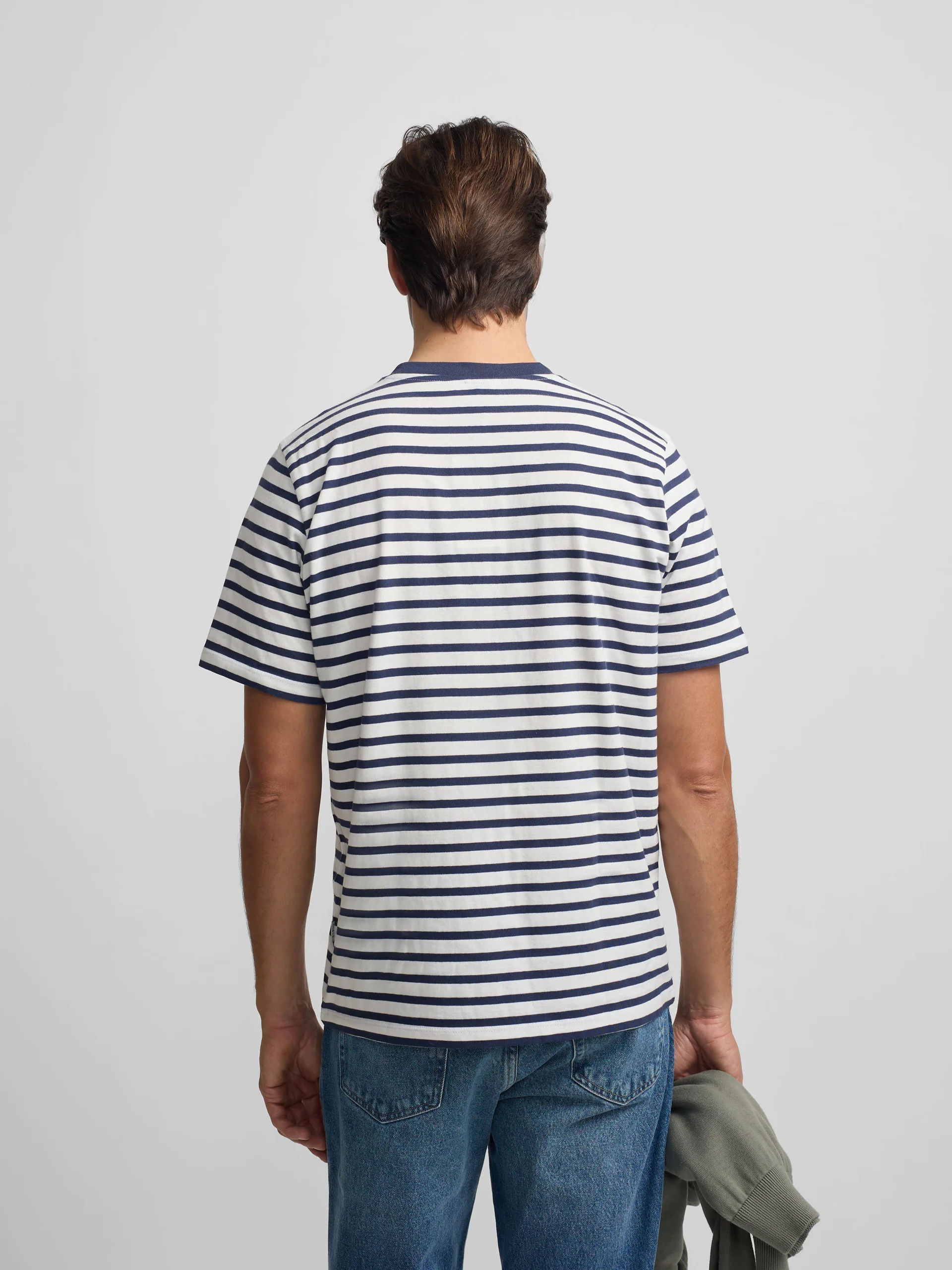 Camiseta rustica rayas azul marino - Image 4