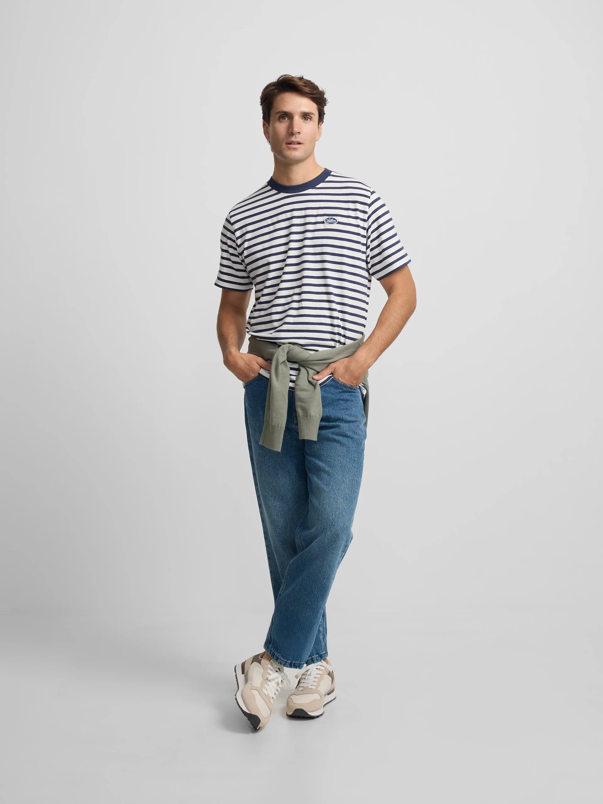 Camiseta rustica rayas azul marino - Image 7