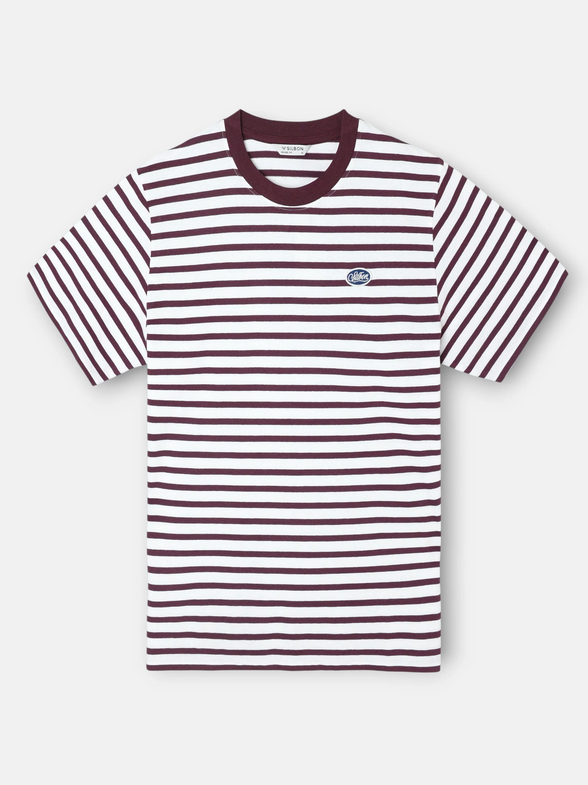 Camiseta rustica rayas burdeos - Image 5