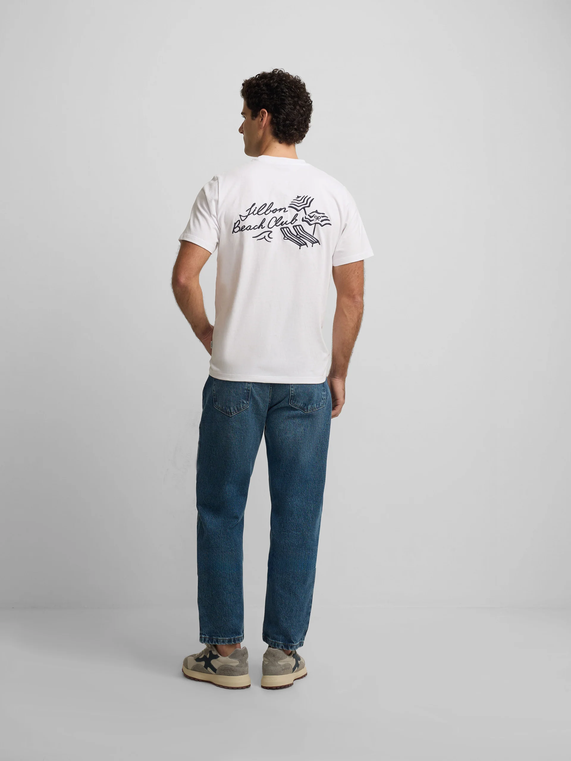 Camiseta Silbon beach club blanca - Image 3