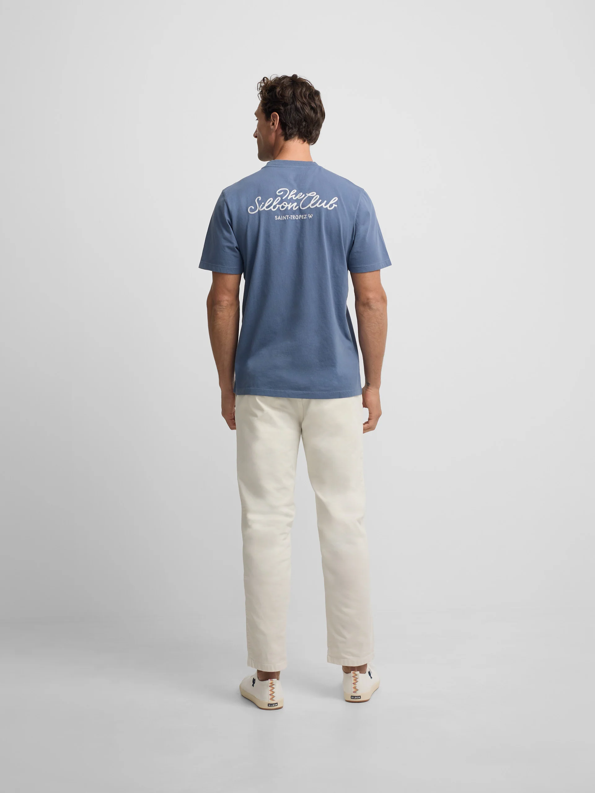 Camiseta Silbon club Saint Tropez azul marino - Image 7