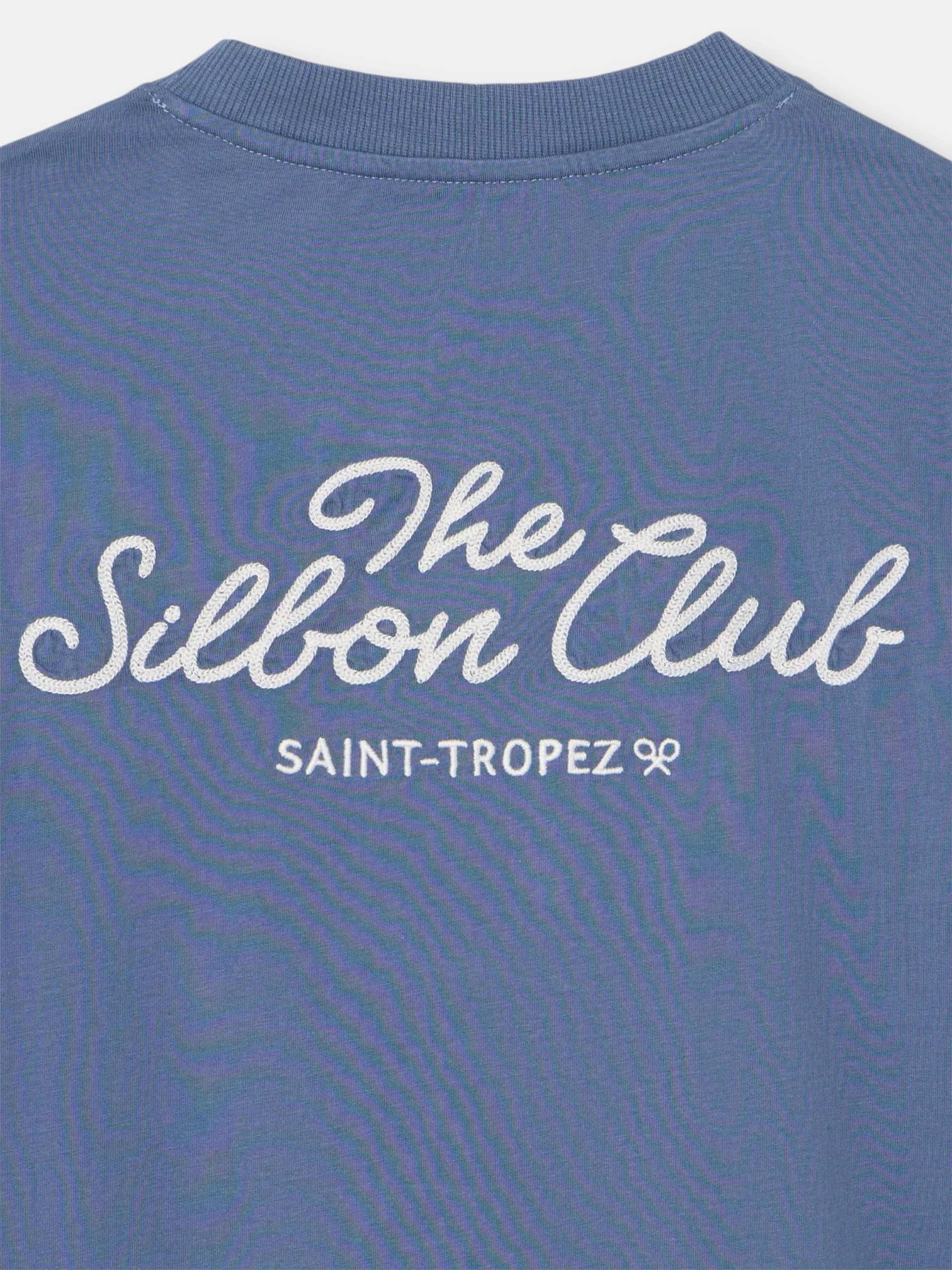 Camiseta Silbon club Saint Tropez azul marino - Image 8