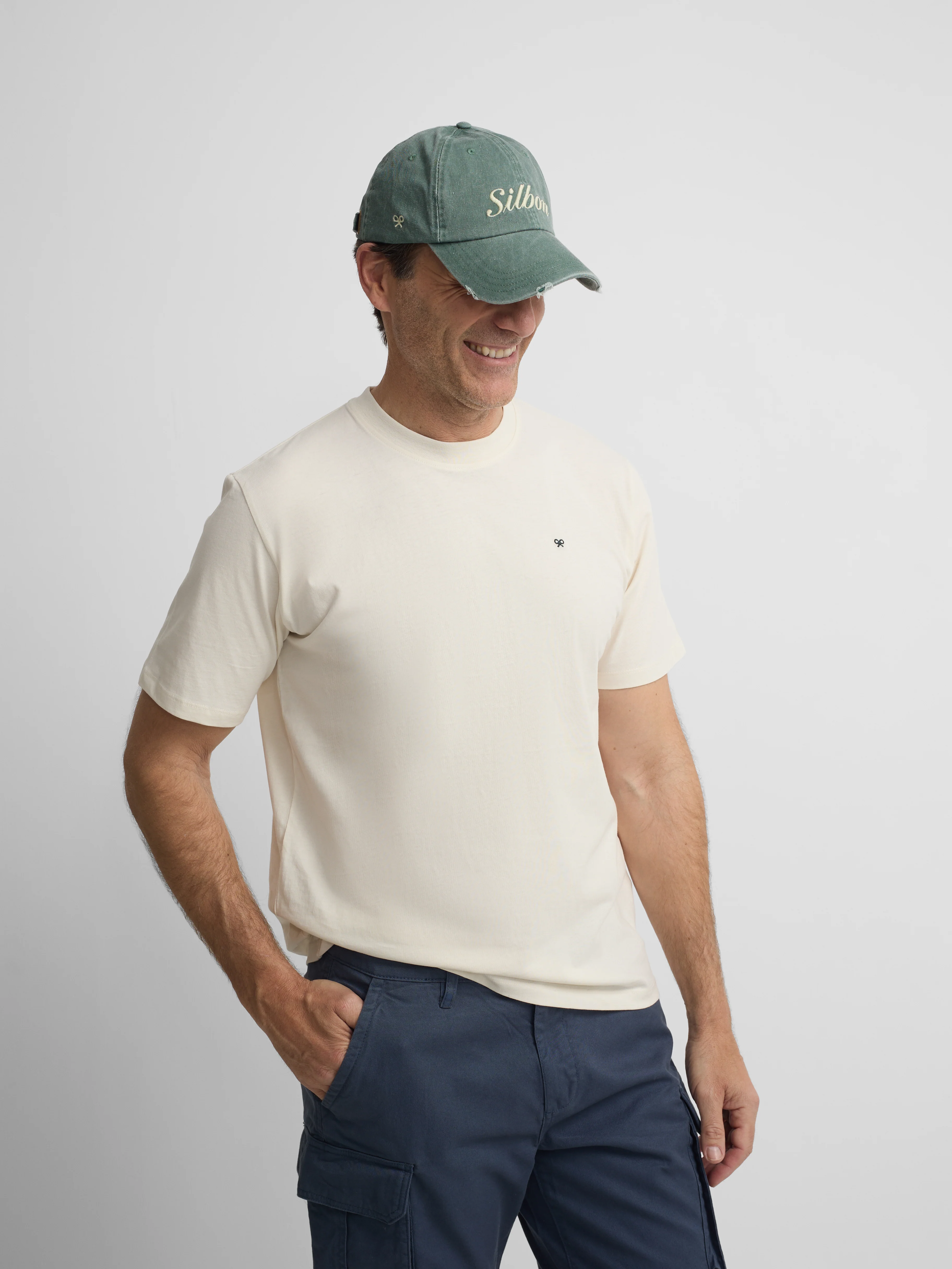 Camiseta Silbon country house crema - Image 4