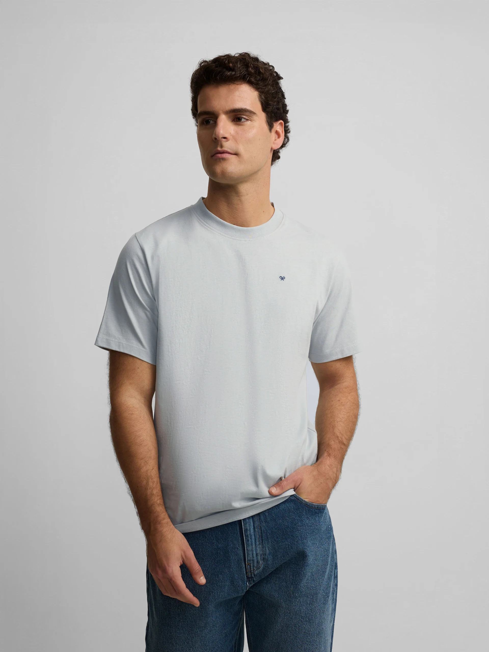 Camiseta Silbon creative dept azul claro - Image 4