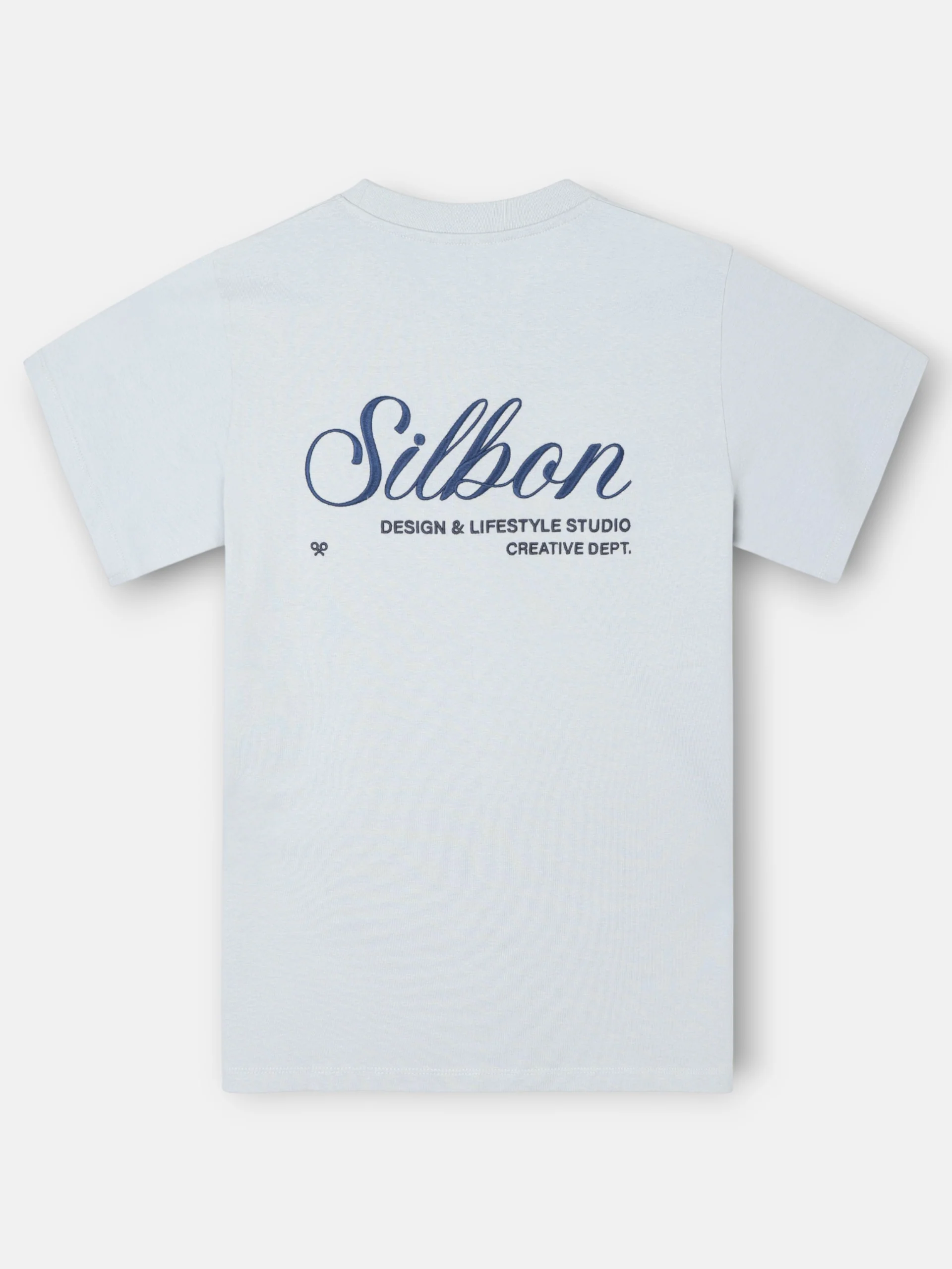 Camiseta Silbon creative dept azul claro - Image 5