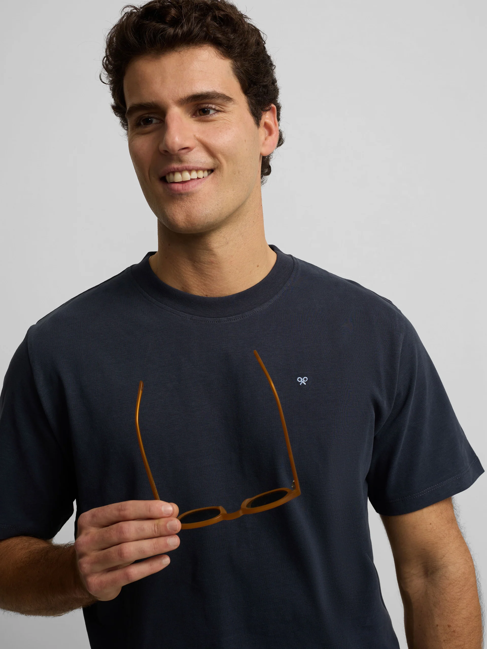 Camiseta Silbon happiest azul marino - Image 4