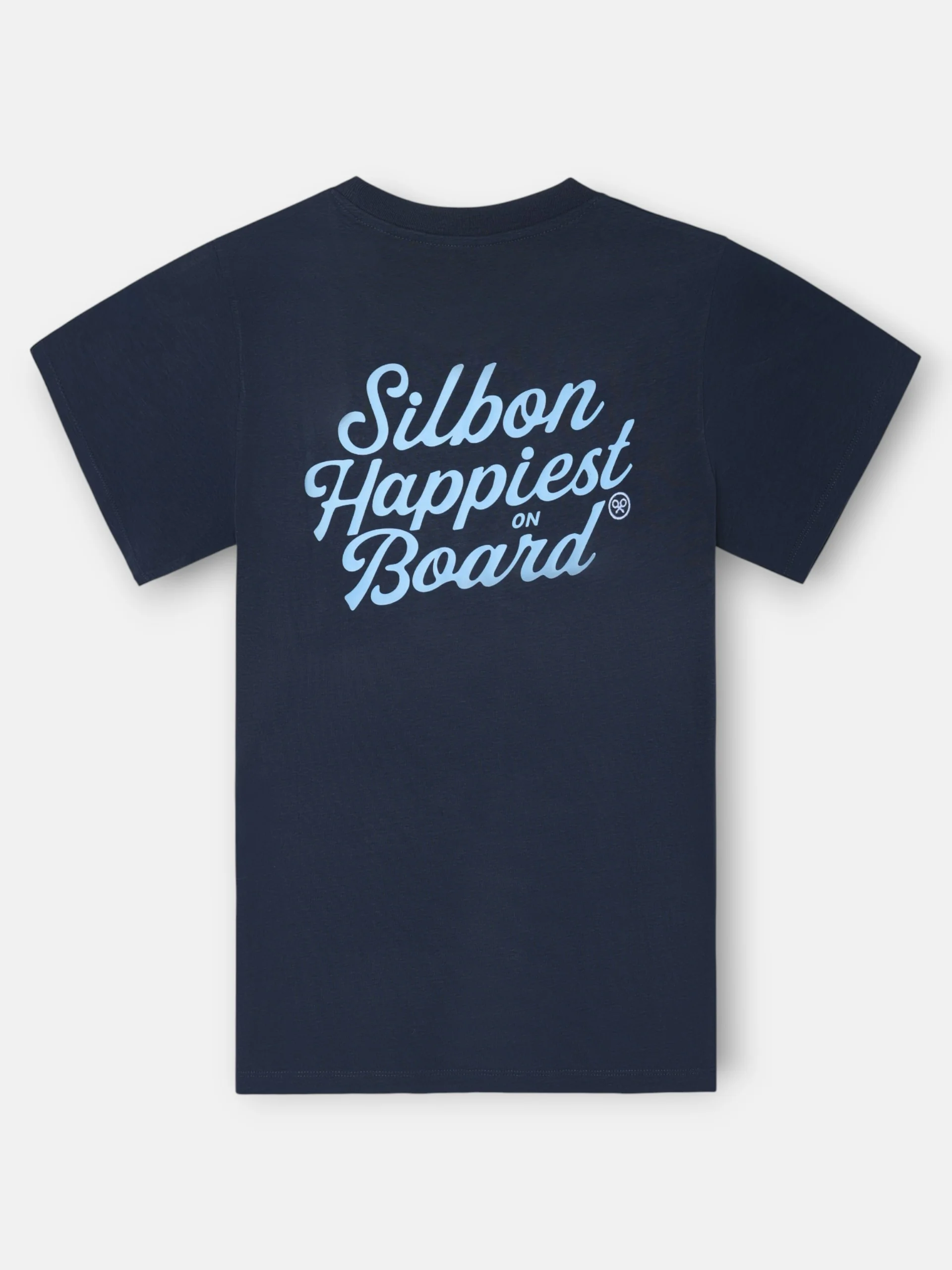 Camiseta Silbon happiest azul marino - Image 5