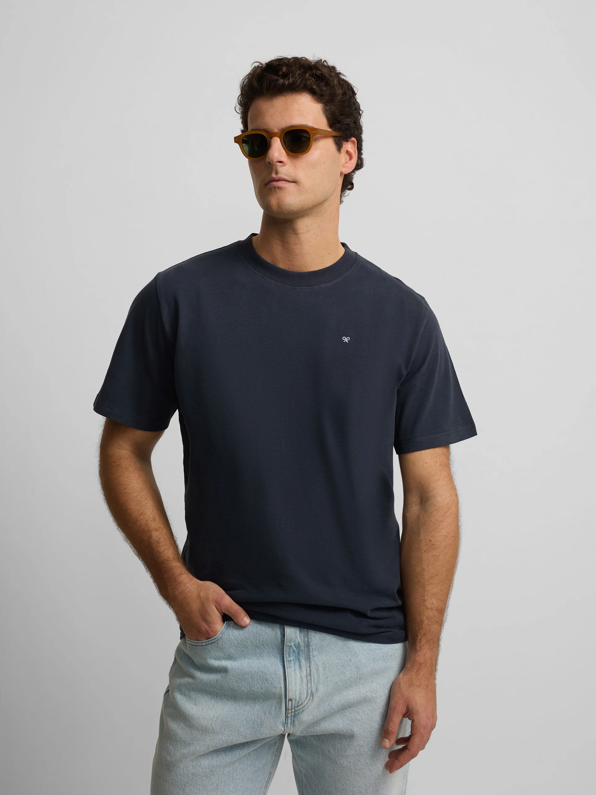 Camiseta Silbon happiest azul marino - Image 7