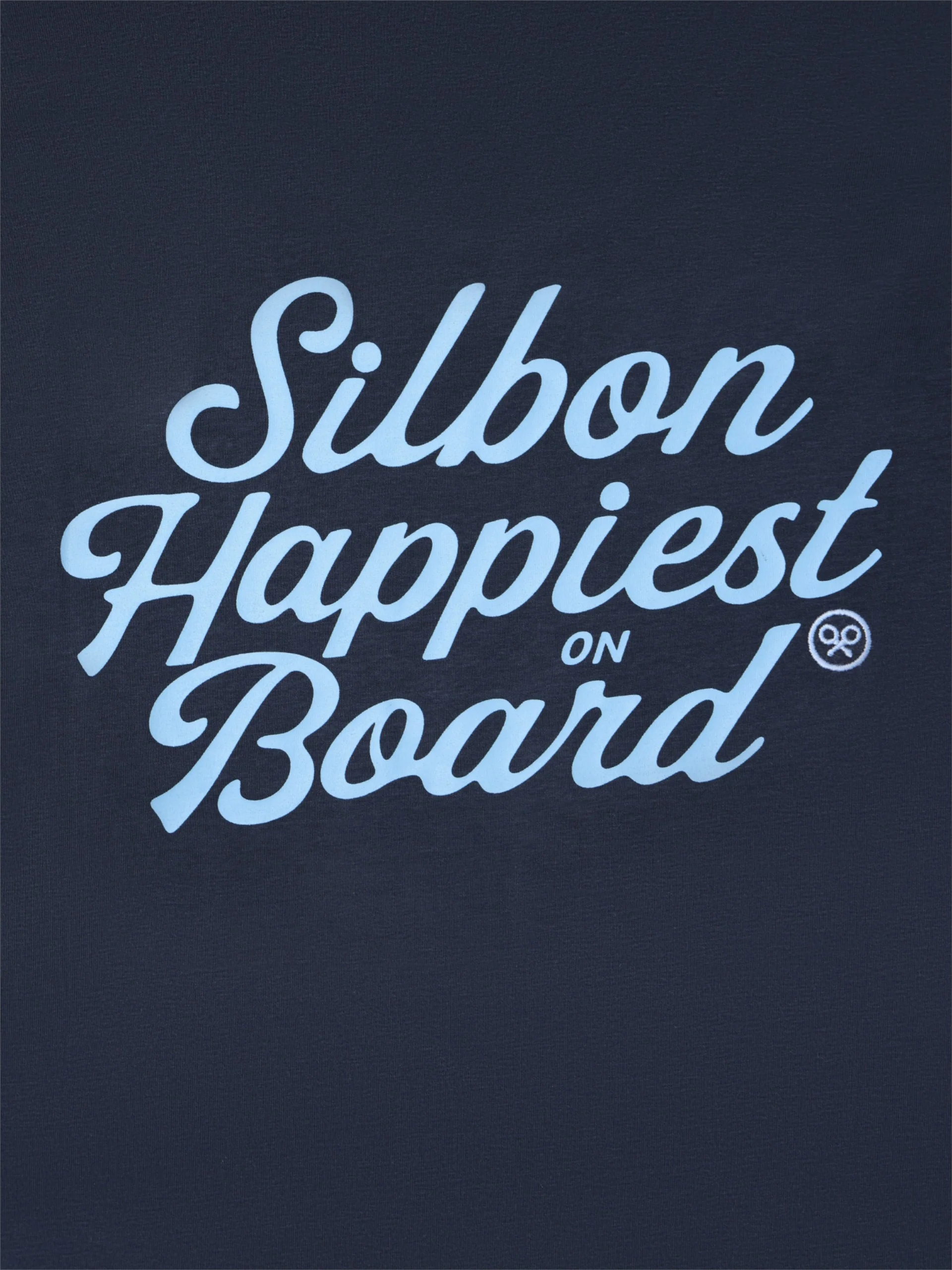 Camiseta Silbon happiest azul marino - Image 9