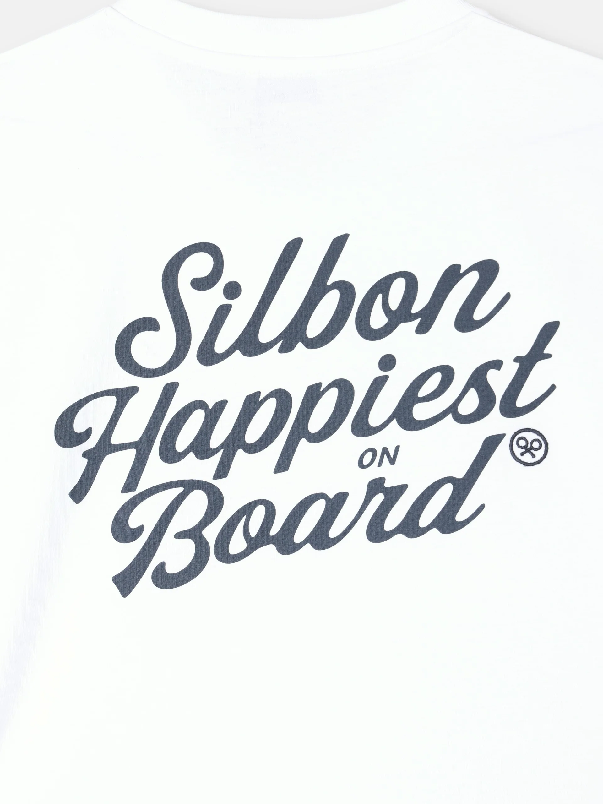 Camiseta Silbon happiest blanco - Image 6