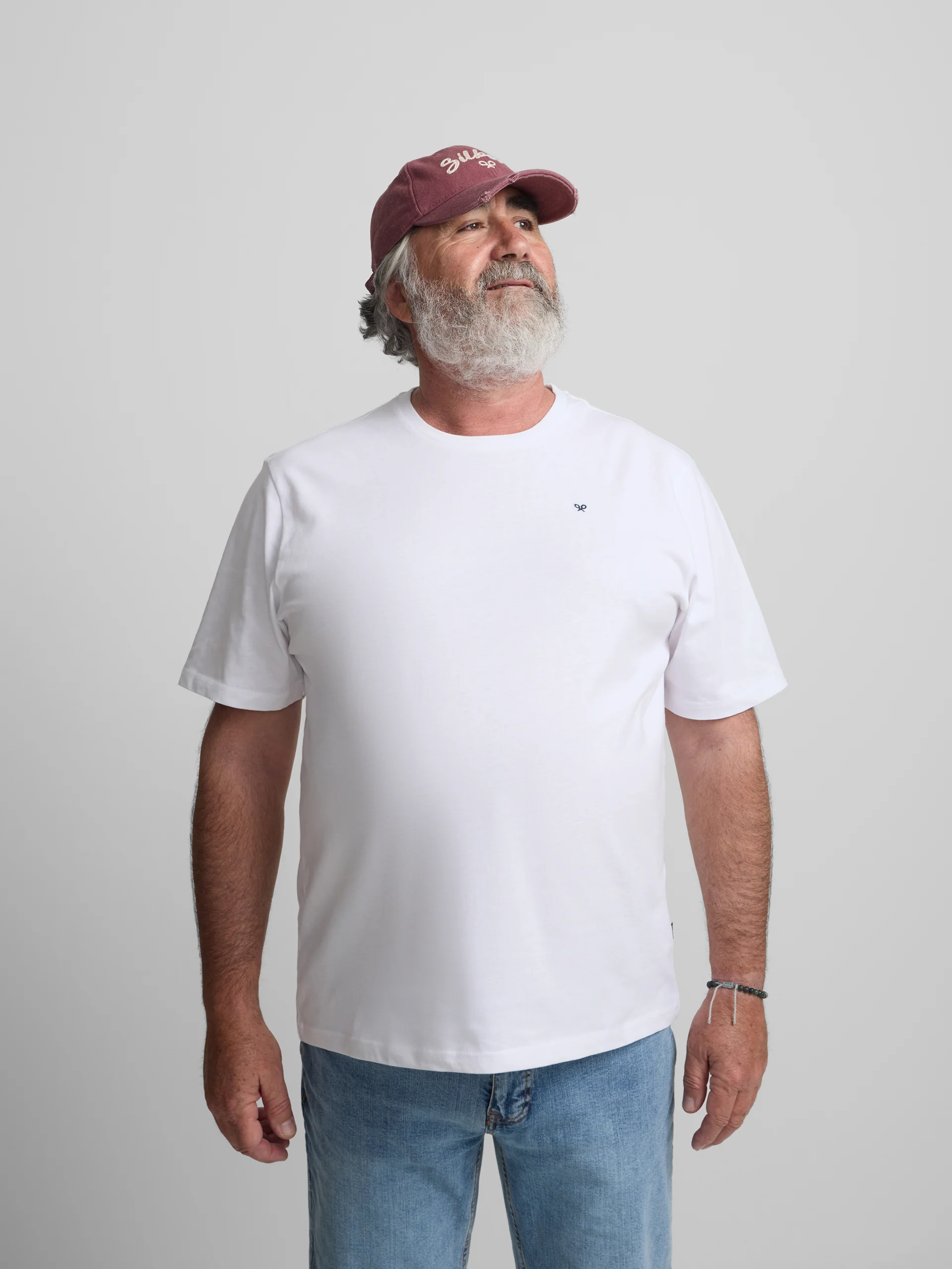 Camiseta silbon minilogo blanco - Image 5