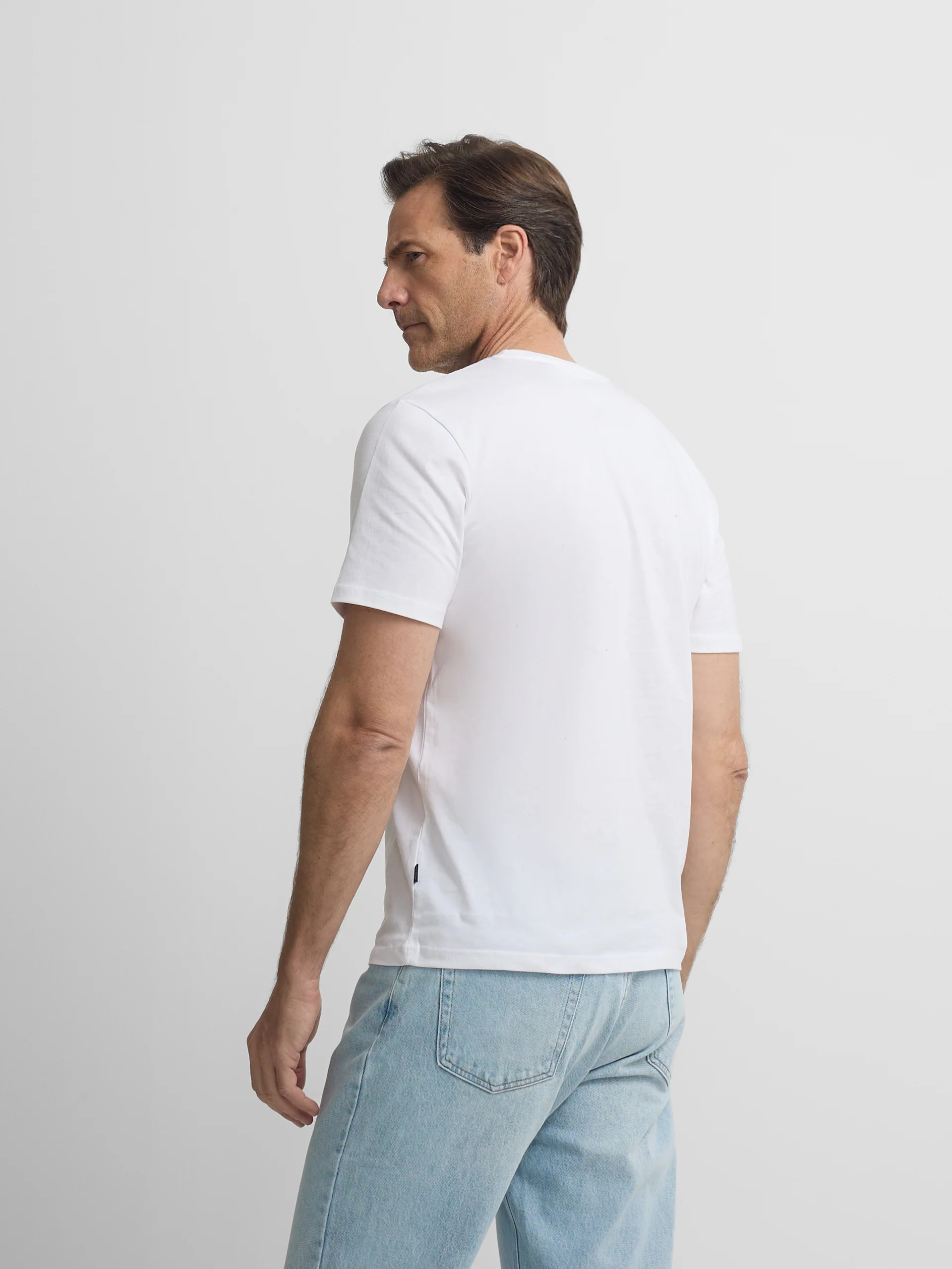 Camiseta silbon minilogo blanco - Image 6
