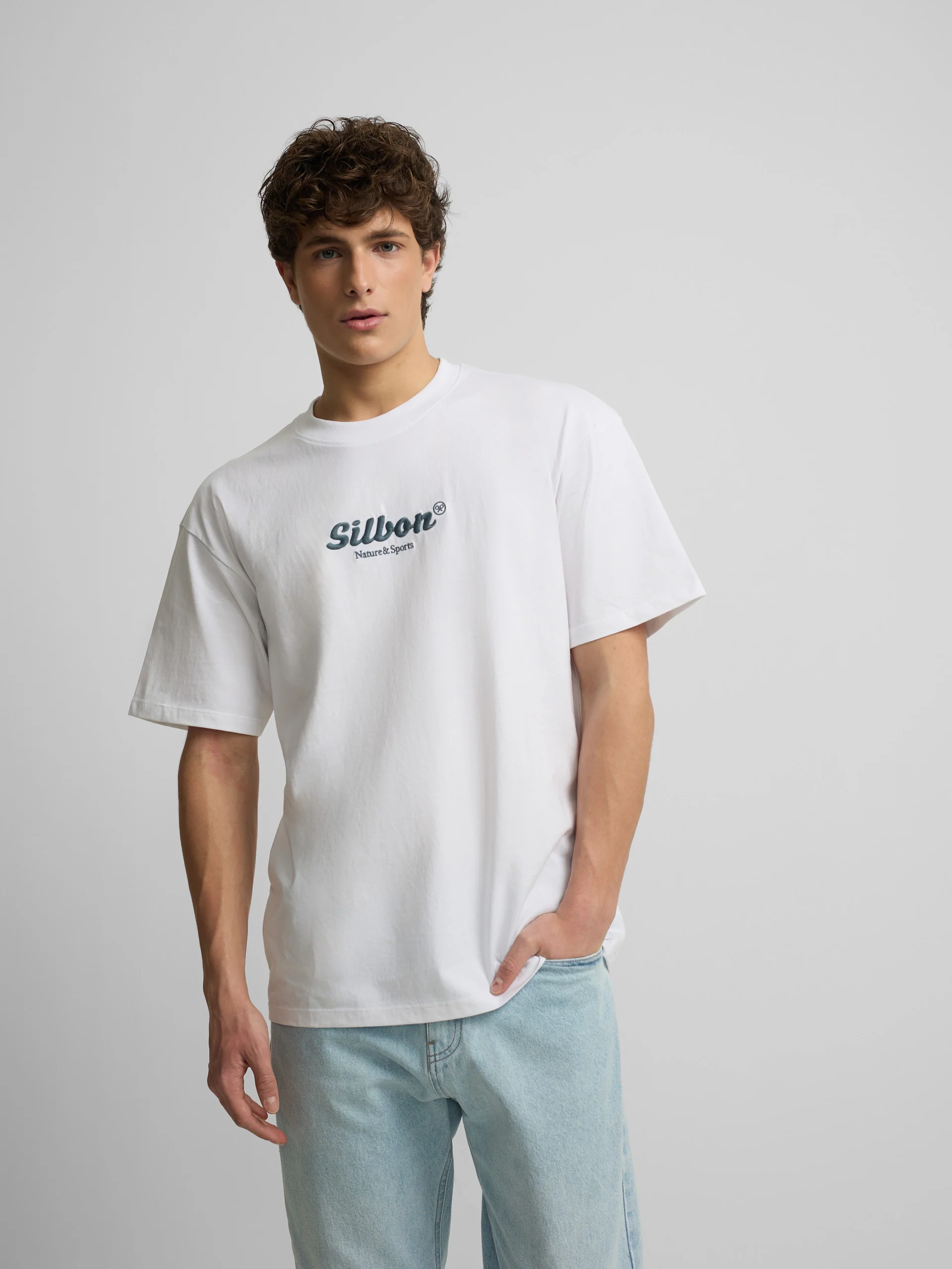 Camiseta Silbon nature blanco - Image 3