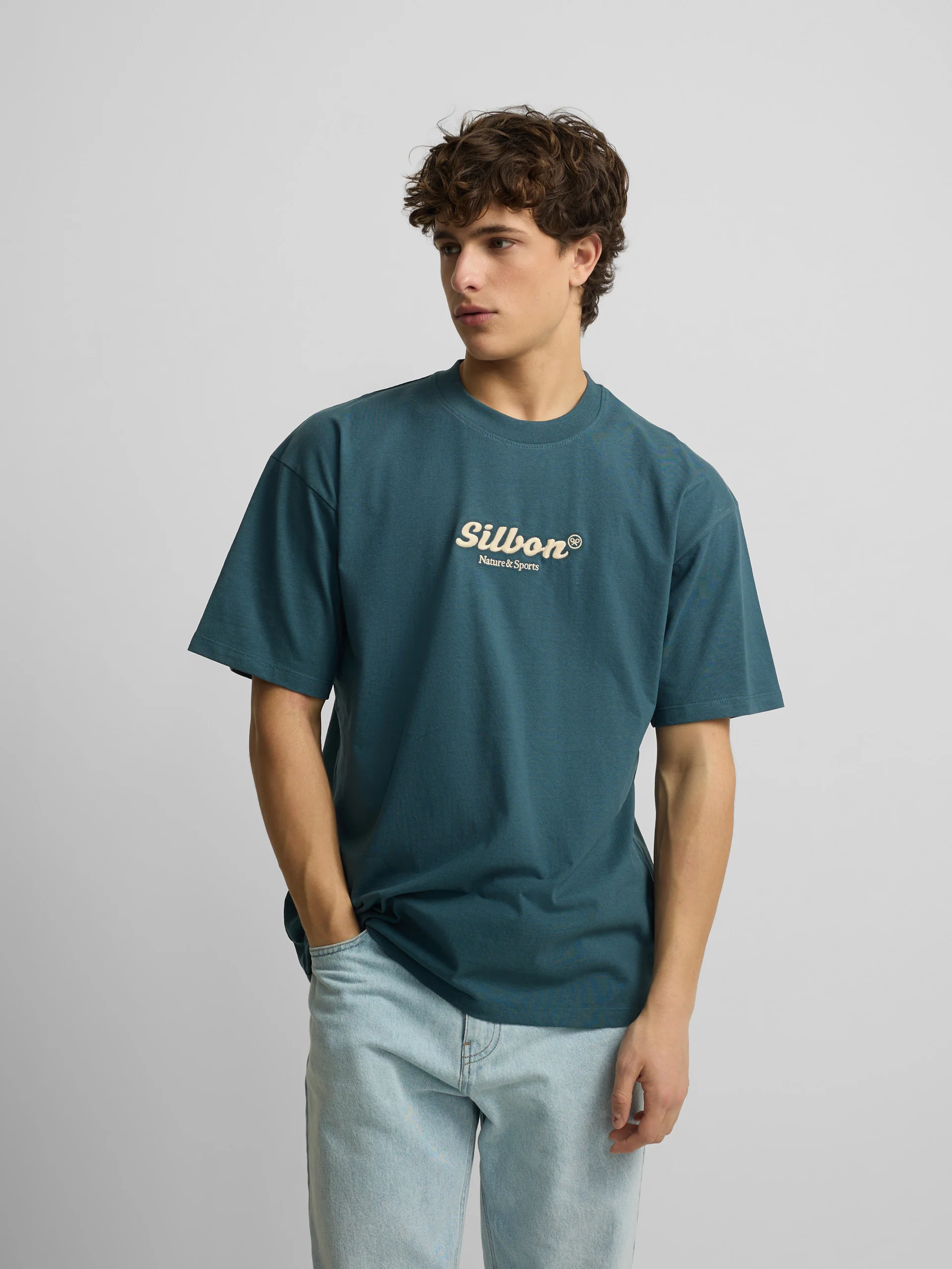 Camiseta Silbon nature petroleo - Image 3