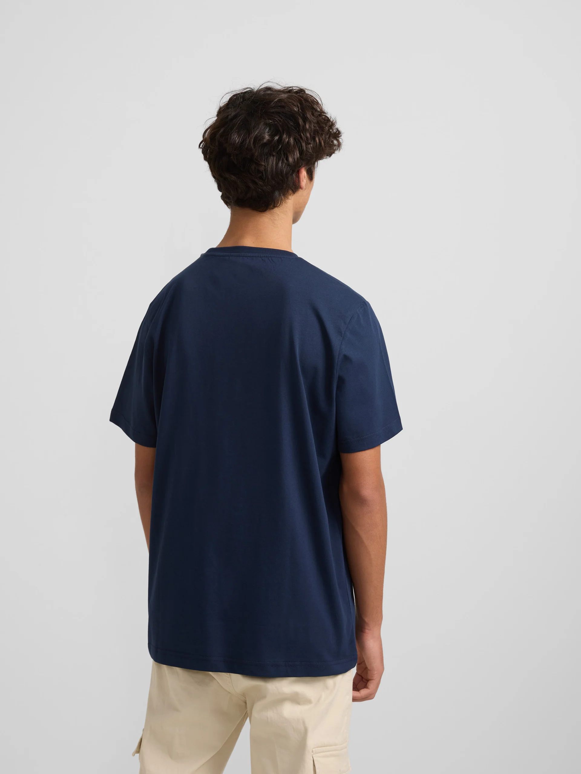 Camiseta silbon raqueta media azul marino - Image 4