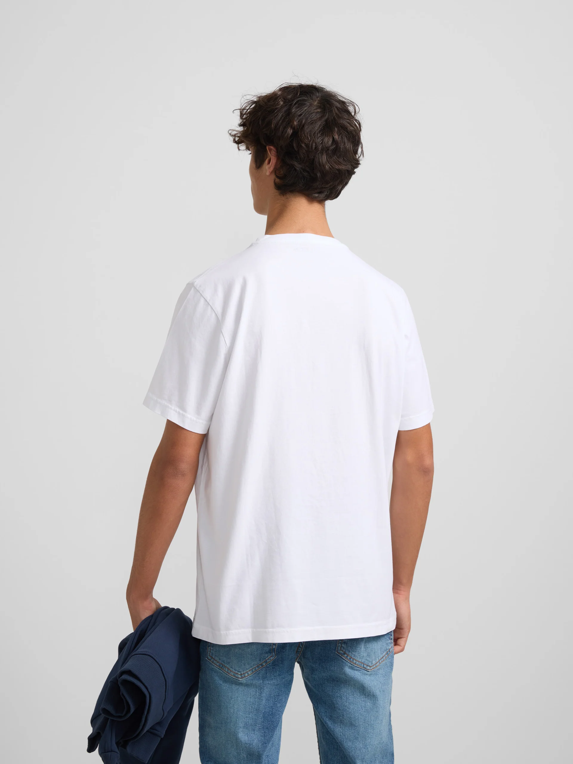 Camiseta silbon raqueta media blanca - Image 4