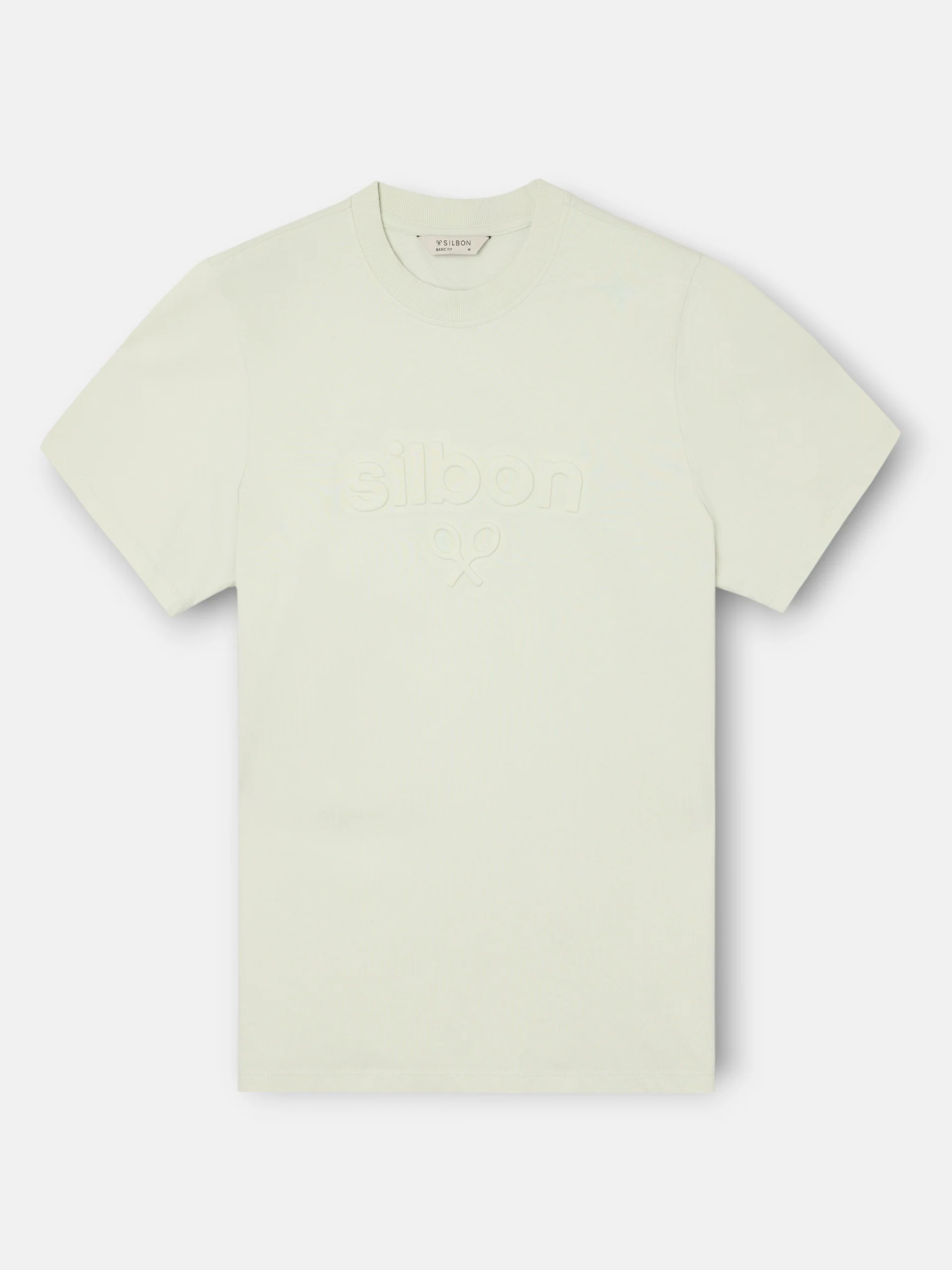 Camiseta Silbon relieve tono verde claro - Image 5