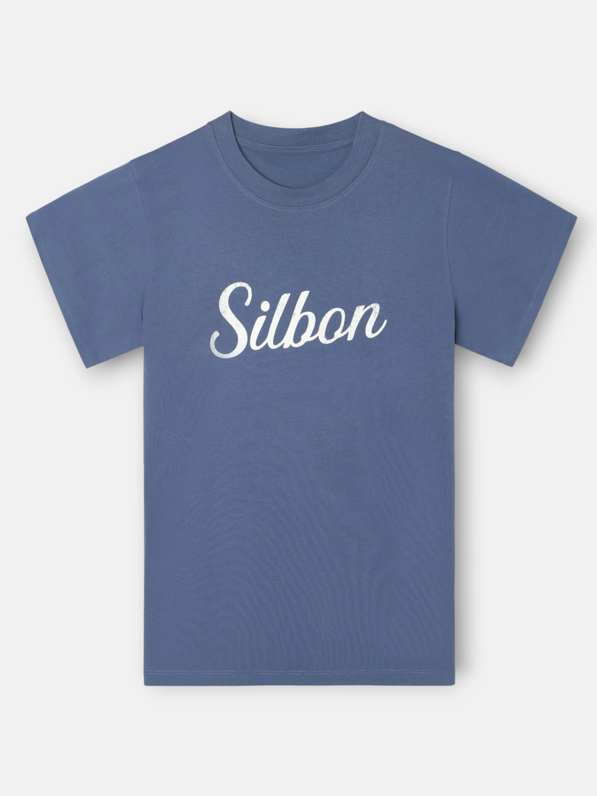 Camiseta Silbon vintage azul indigo - Image 5