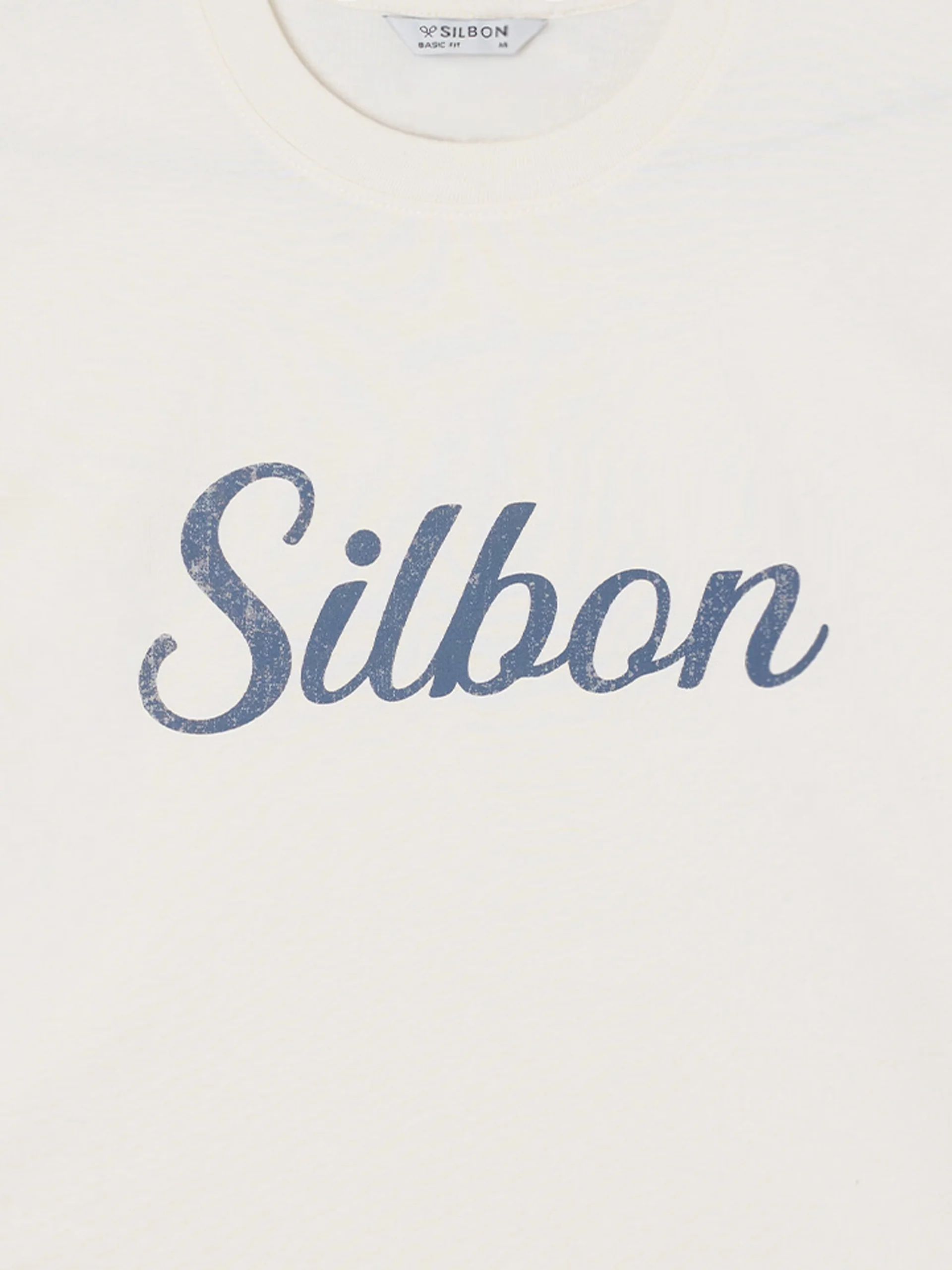 Camiseta Silbon vintage crema - Image 2