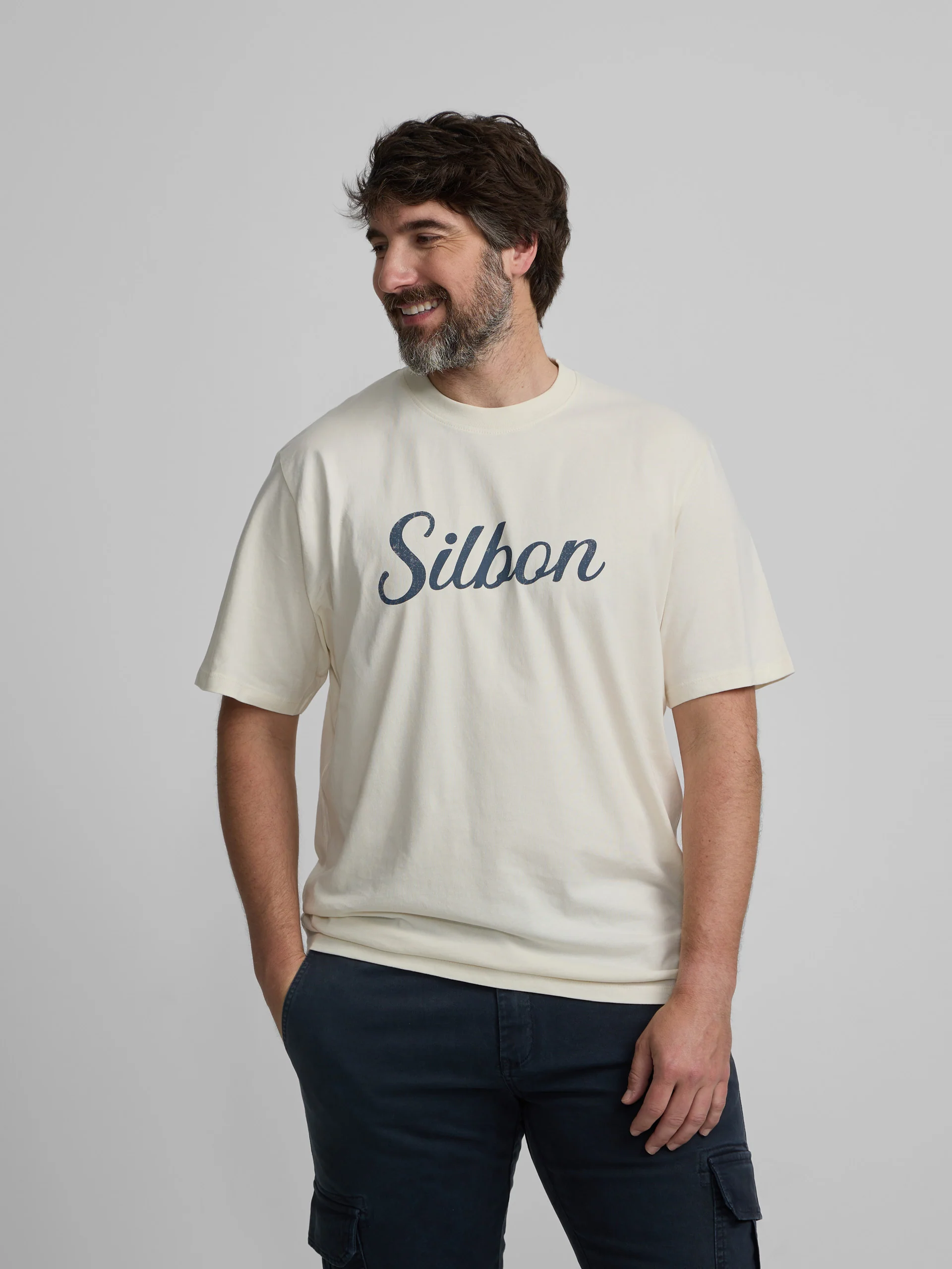 Camiseta Silbon vintage crema - Image 5