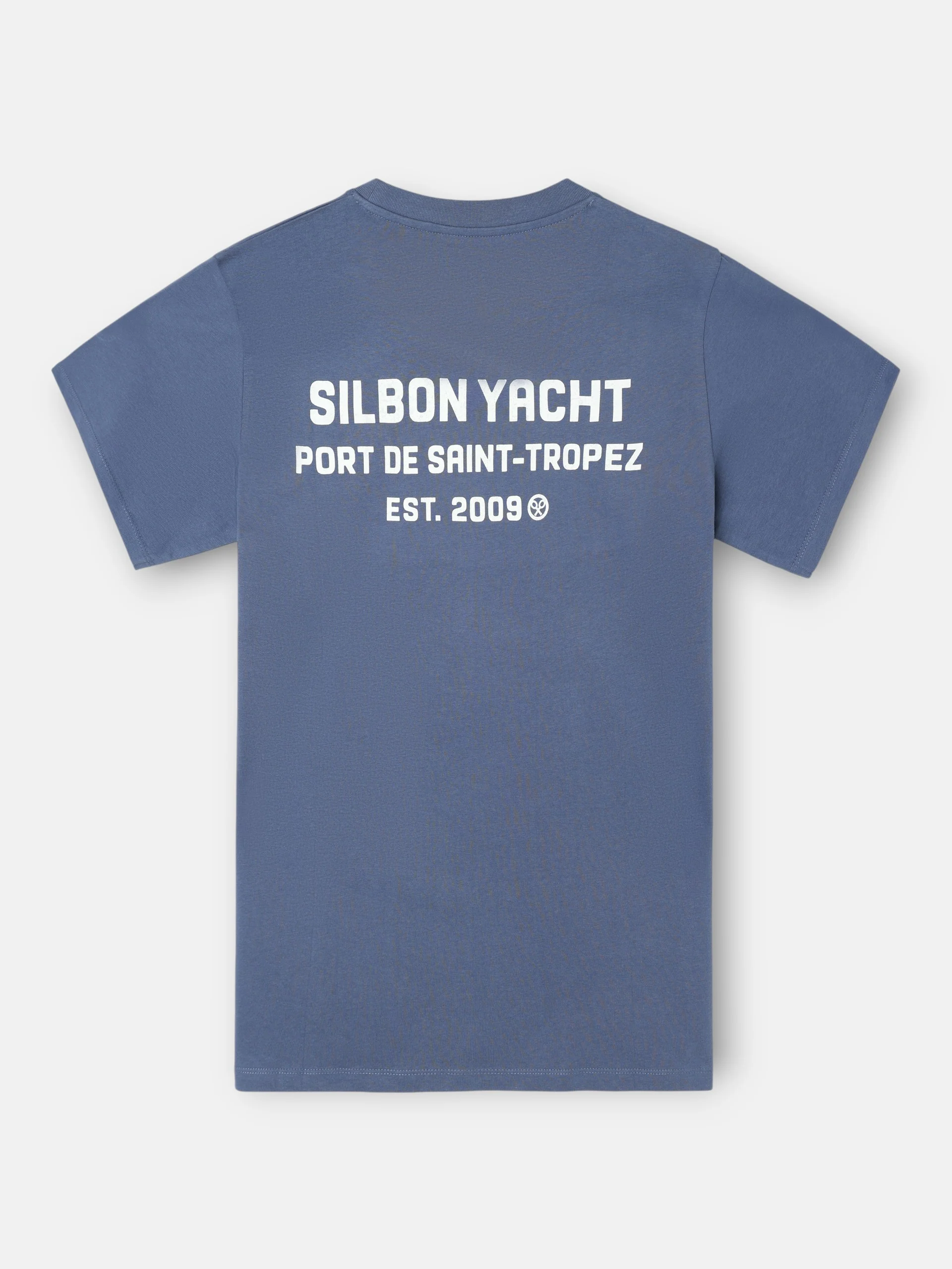 Camiseta Silbon Yacht azul indigo - Image 5