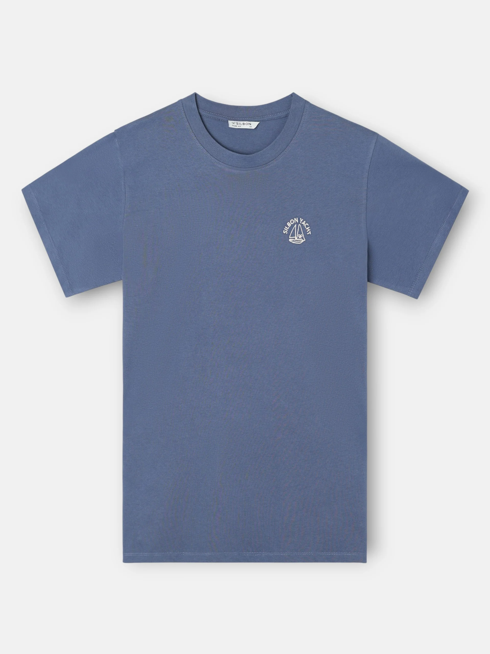 Camiseta Silbon Yacht azul indigo - Image 7