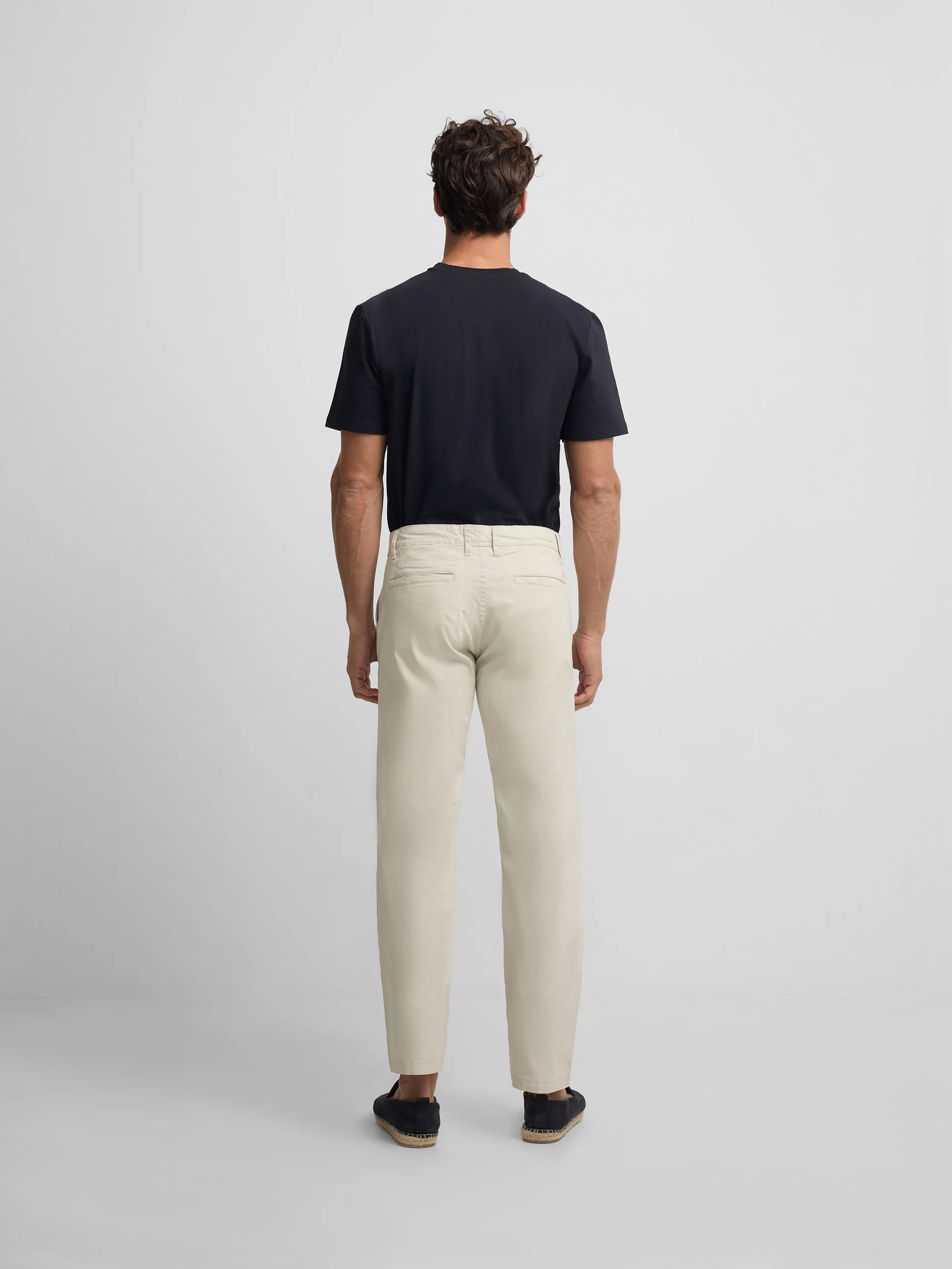 Camiseta slim fit business azul marino - Image 6
