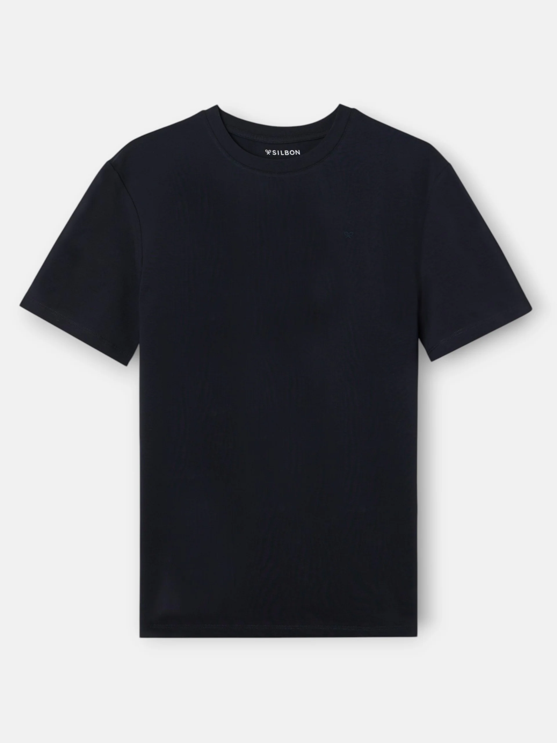 Camiseta slim fit business azul marino - Image 7
