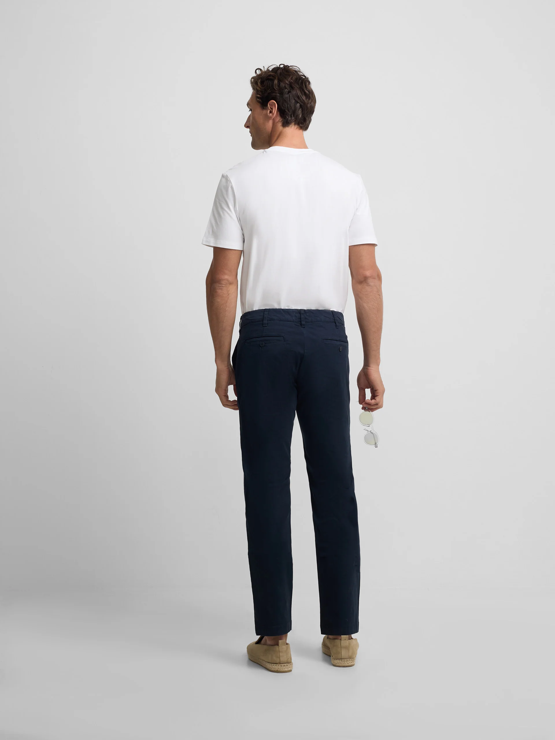 Camiseta slim fit business blanca - Image 7