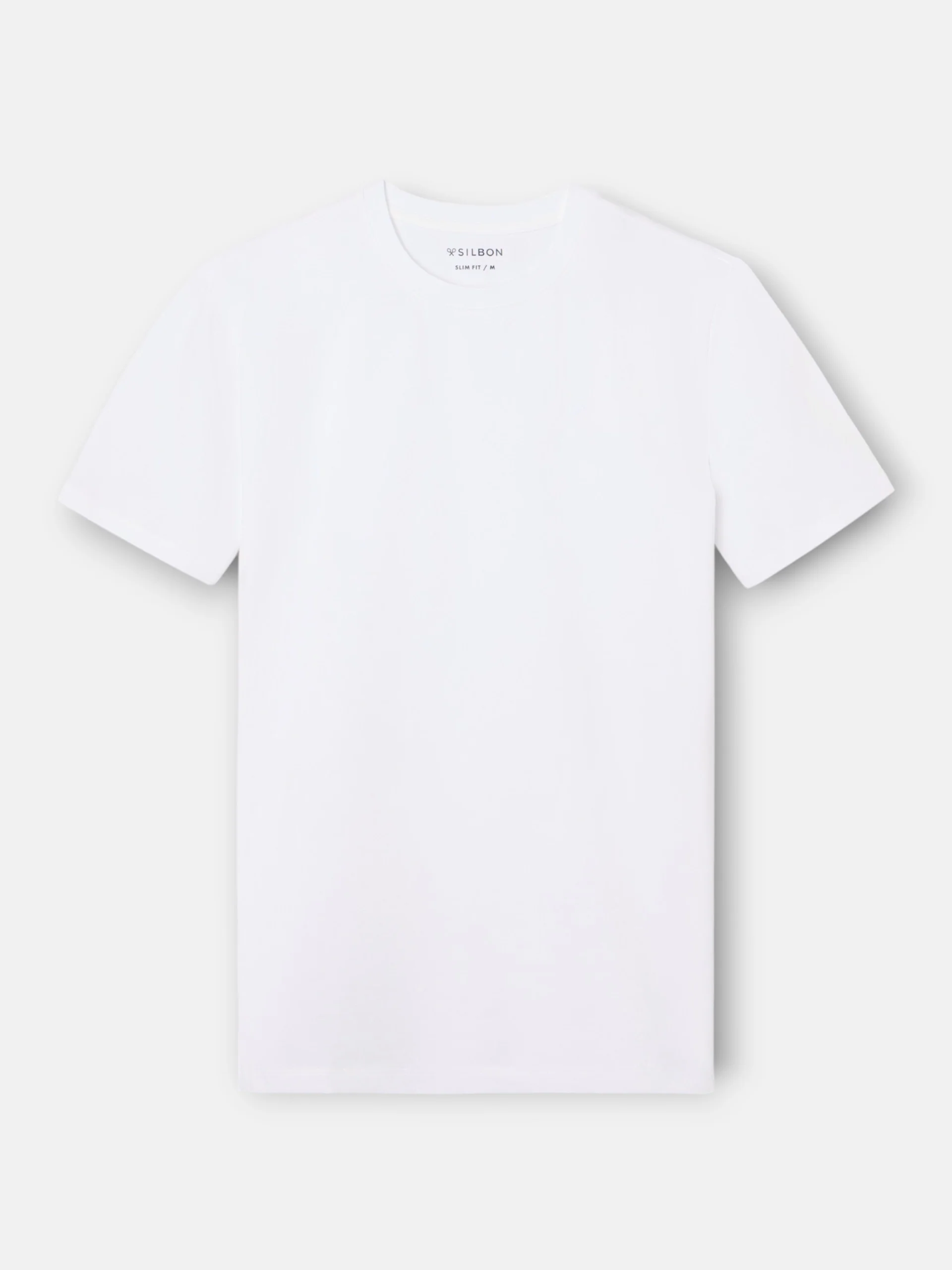 Camiseta slim fit business blanca - Image 8