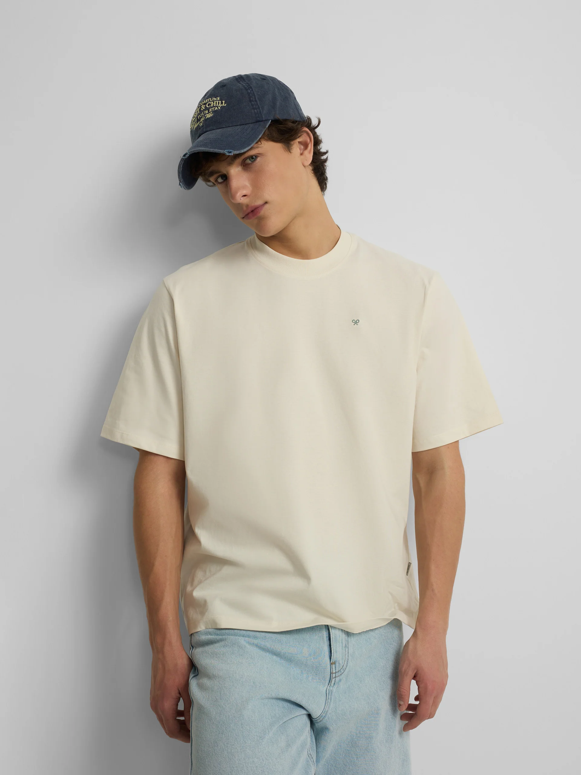 Camiseta special fit le champs crema - Image 3