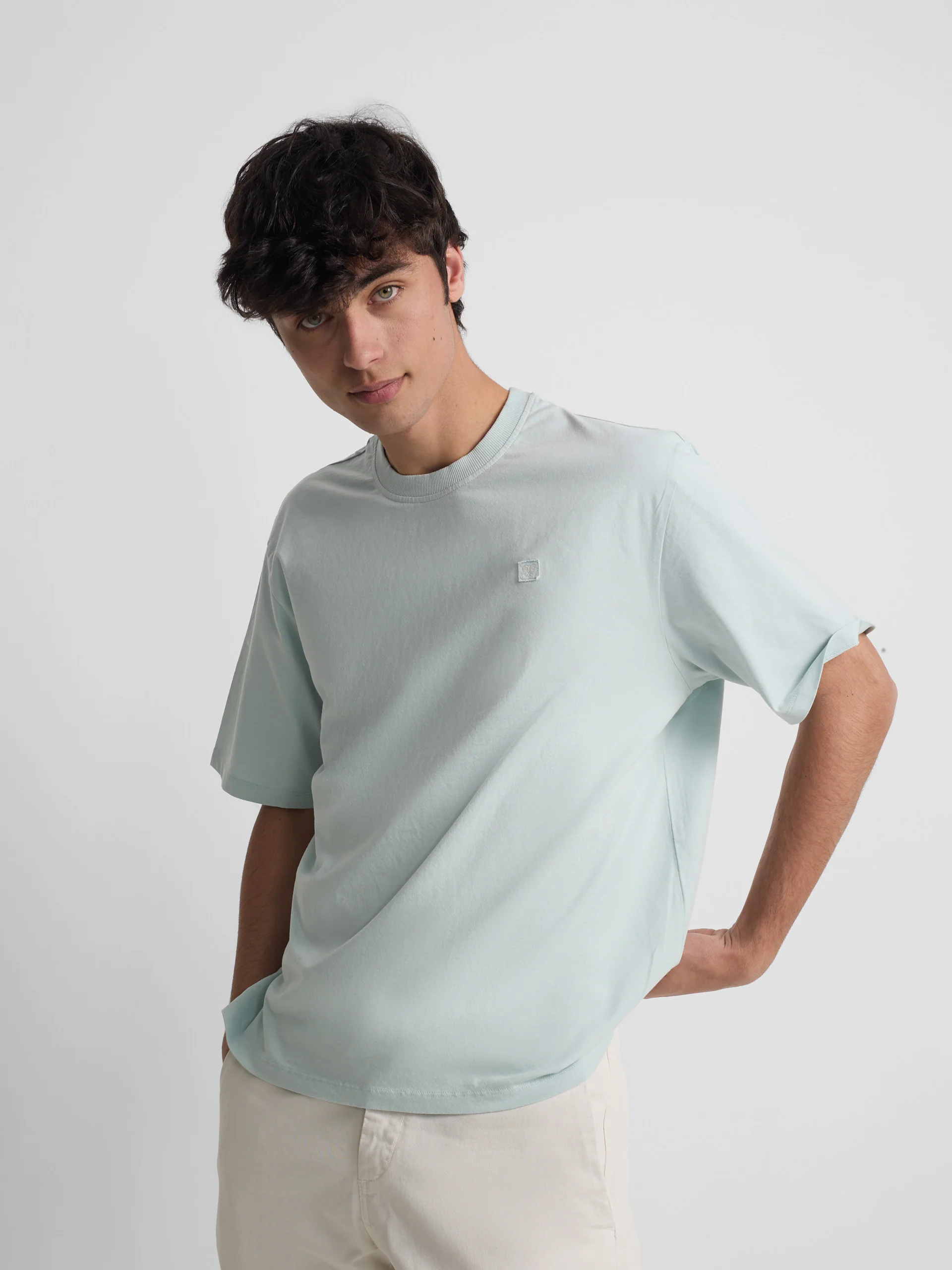Camiseta special fit minilogo parche aguamarina - Image 6