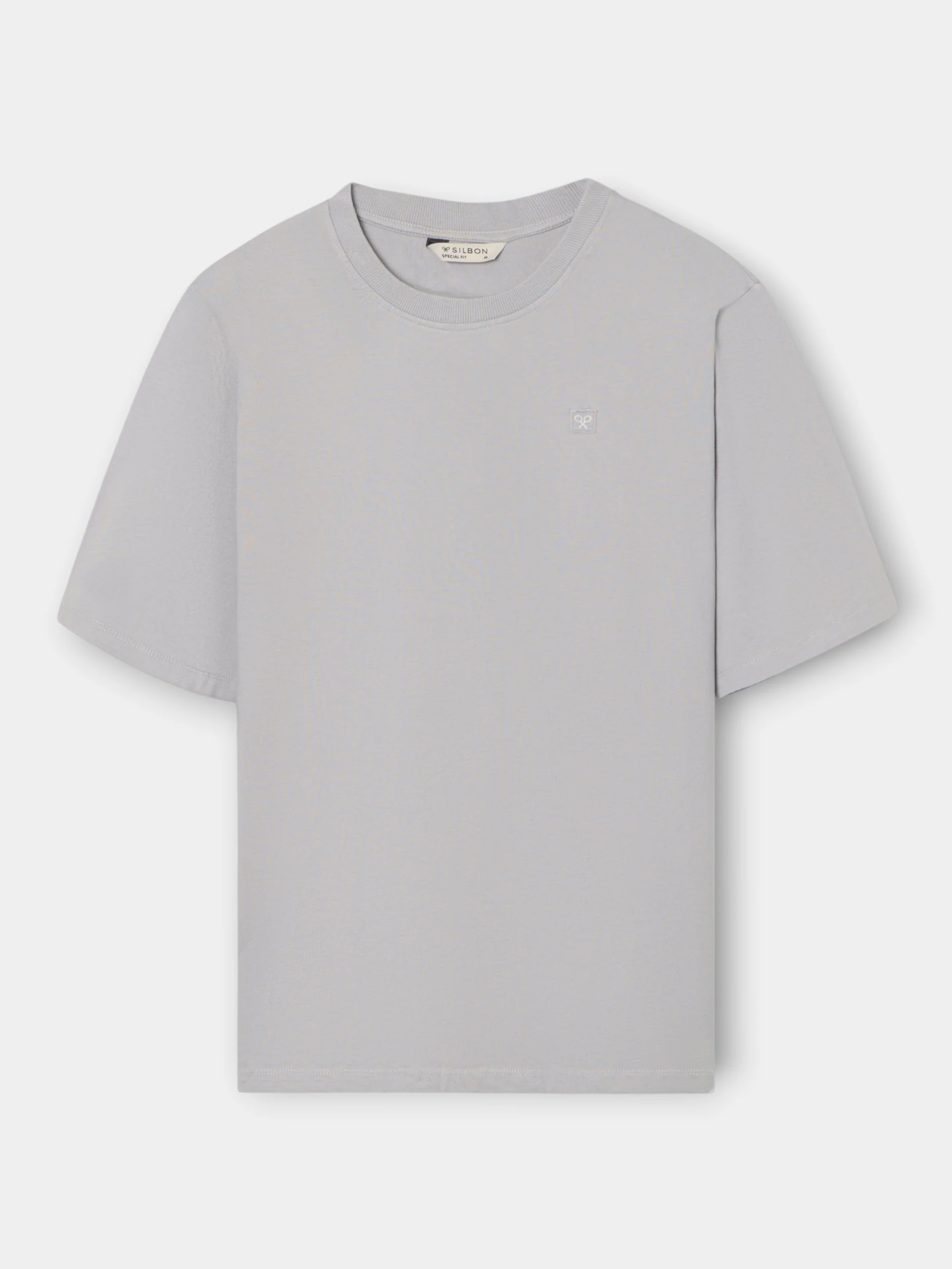 Camiseta special fit minilogo parche gris - Image 5