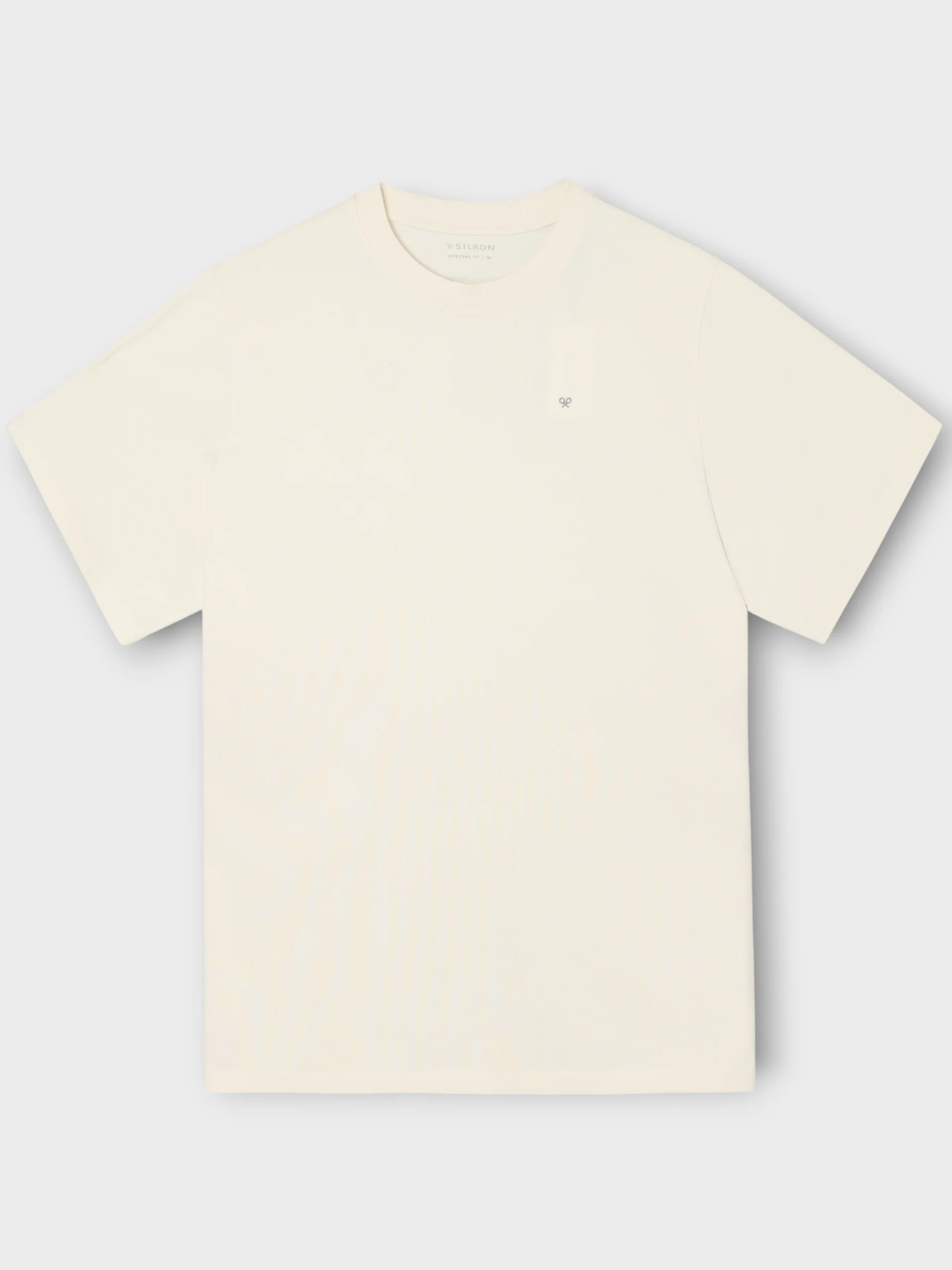 Camiseta special fit Silbon classic society crema - Image 10
