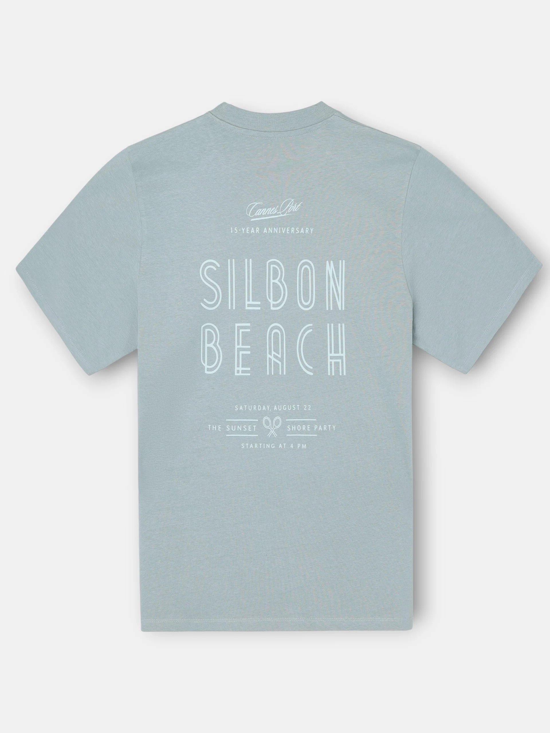 Camiseta special fit Silbon sunset party aguamarina - Image 5