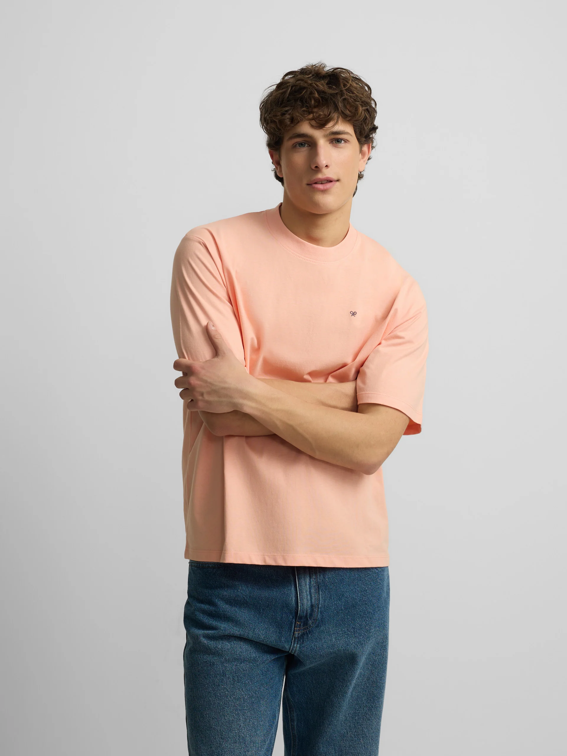 Camiseta special fit Silbon sunset party coral - Image 4