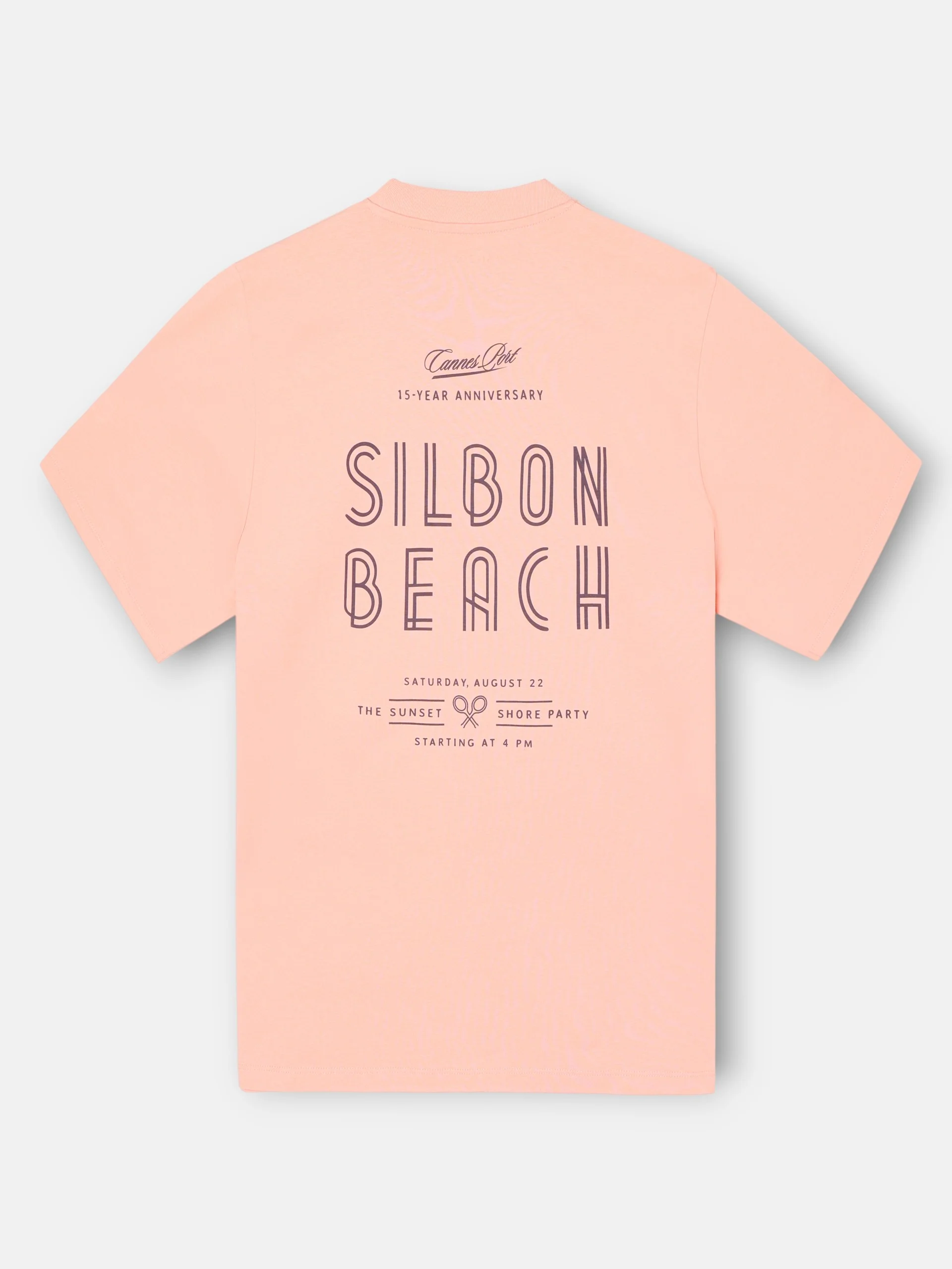 Camiseta special fit Silbon sunset party coral - Image 5