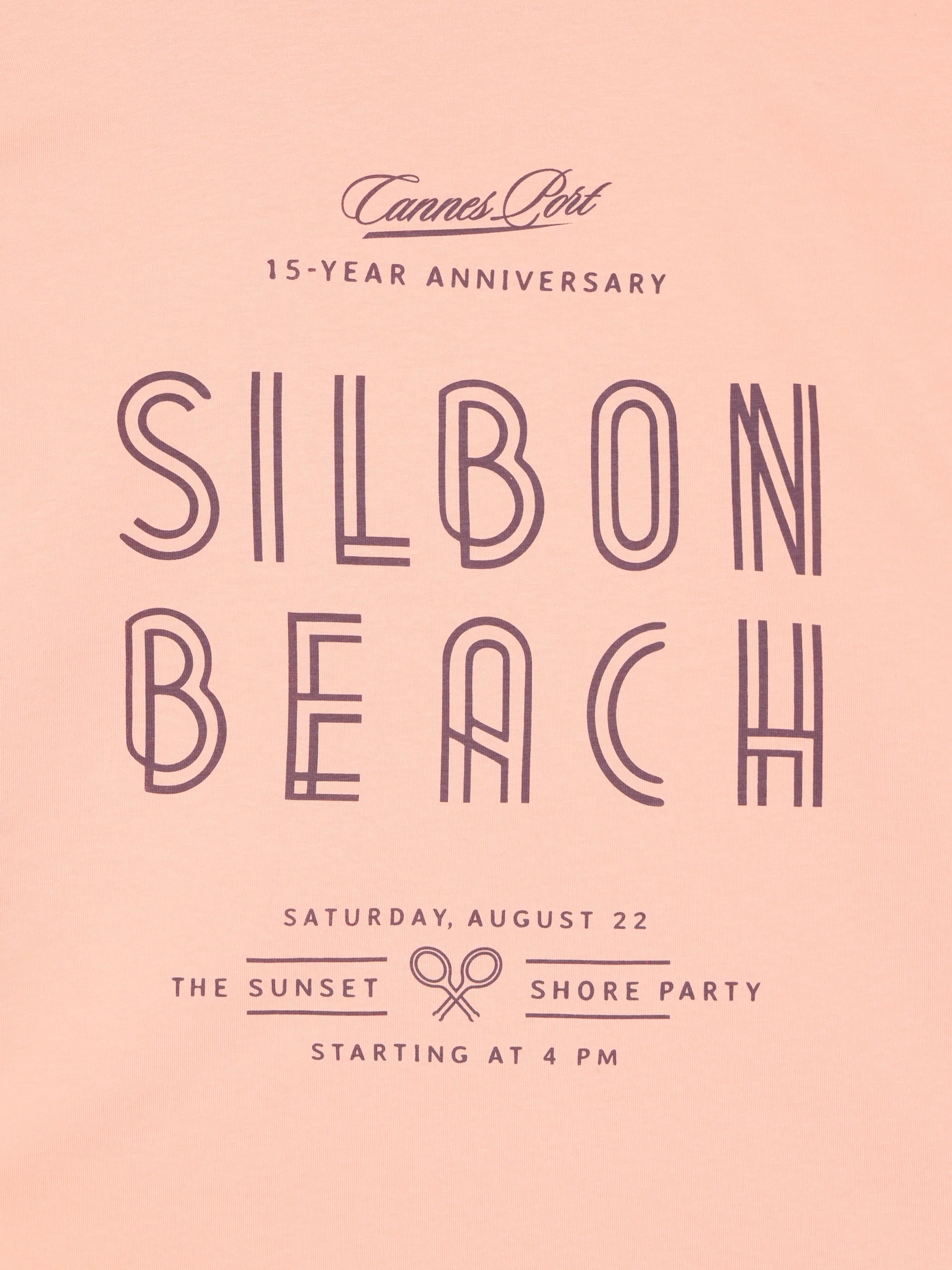 Camiseta special fit Silbon sunset party coral - Image 7