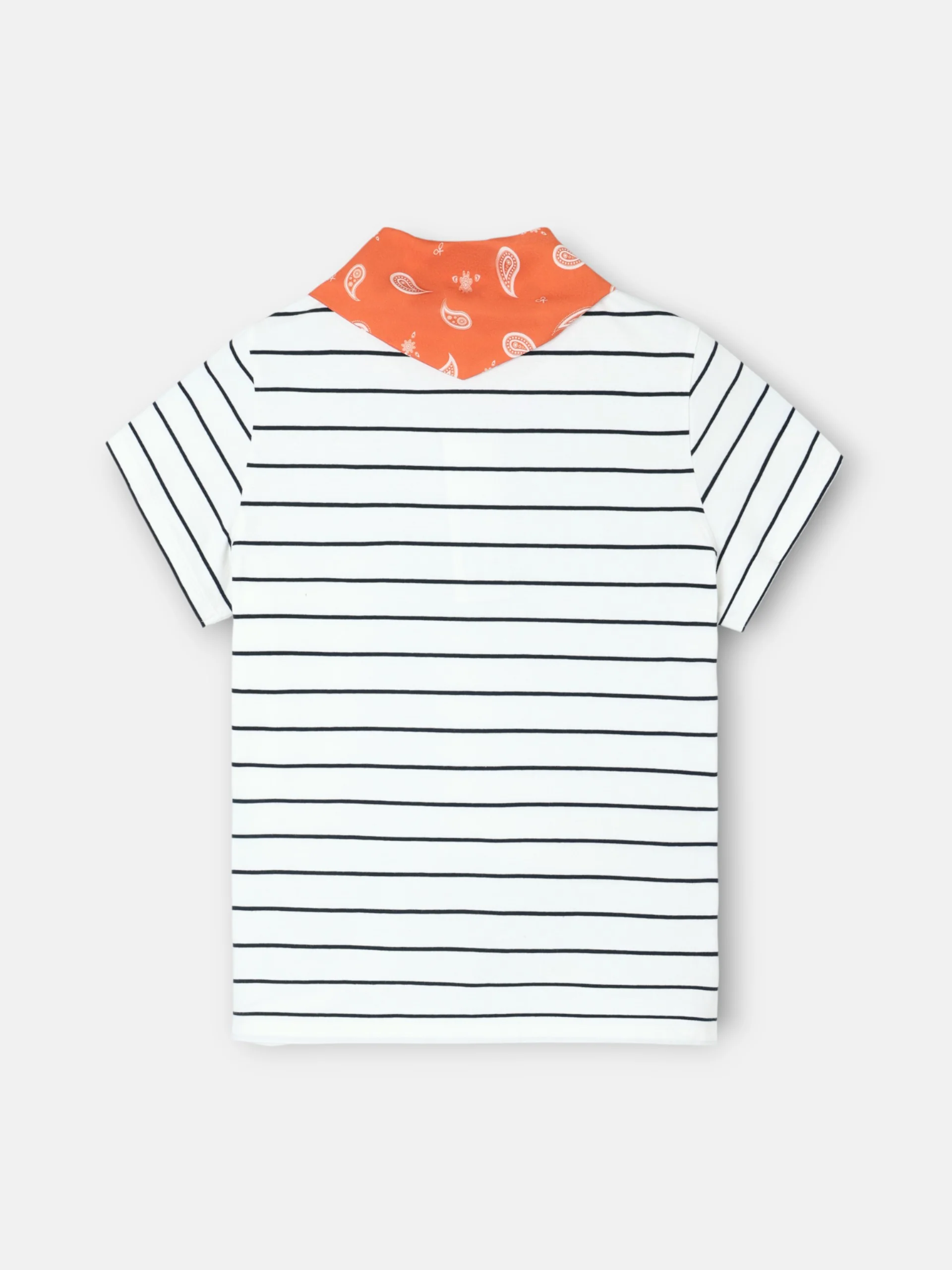 Camiseta woman aplique silbon bandana azul - Image 6