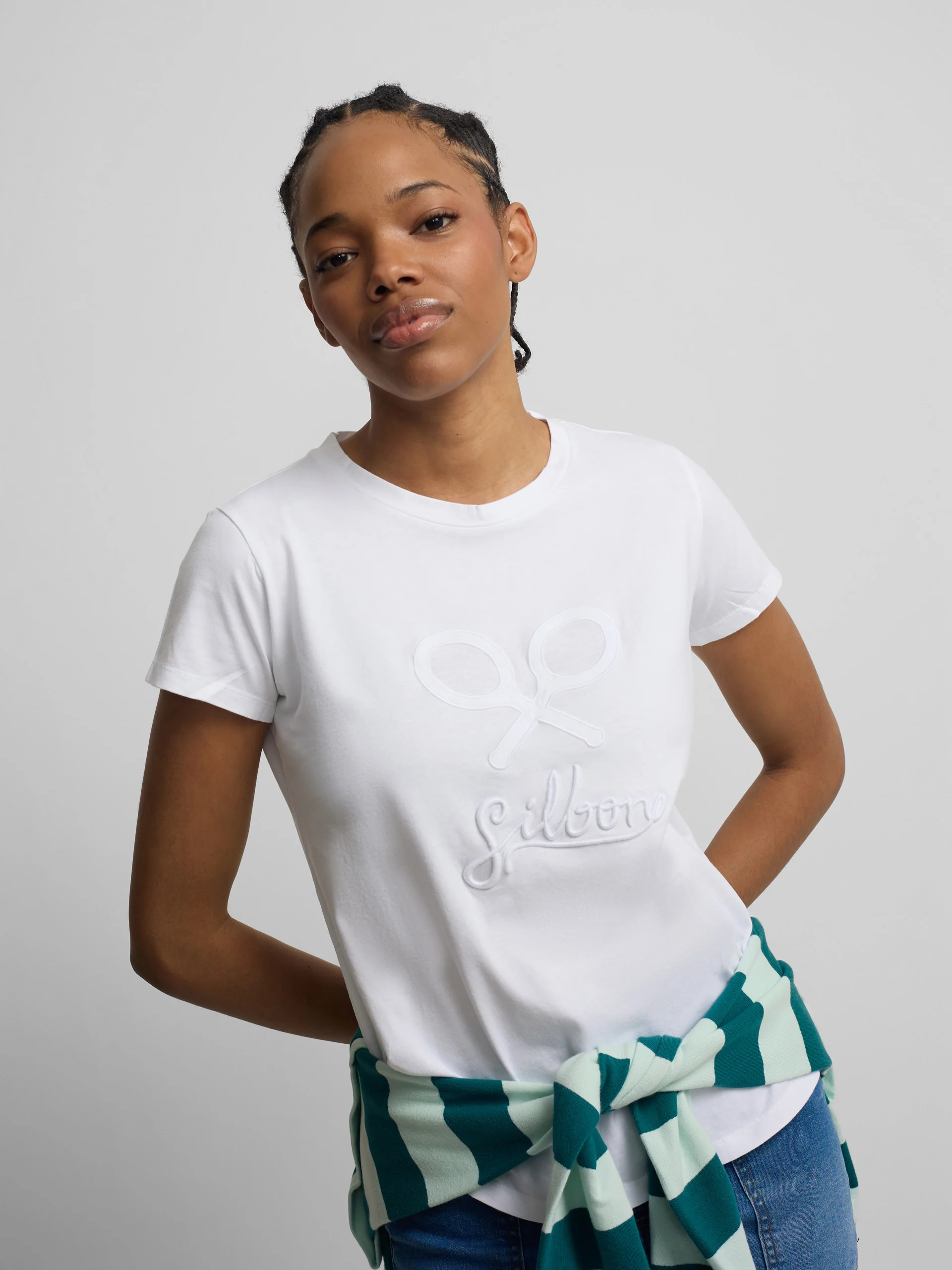 Camiseta woman clasica blanca - Image 3