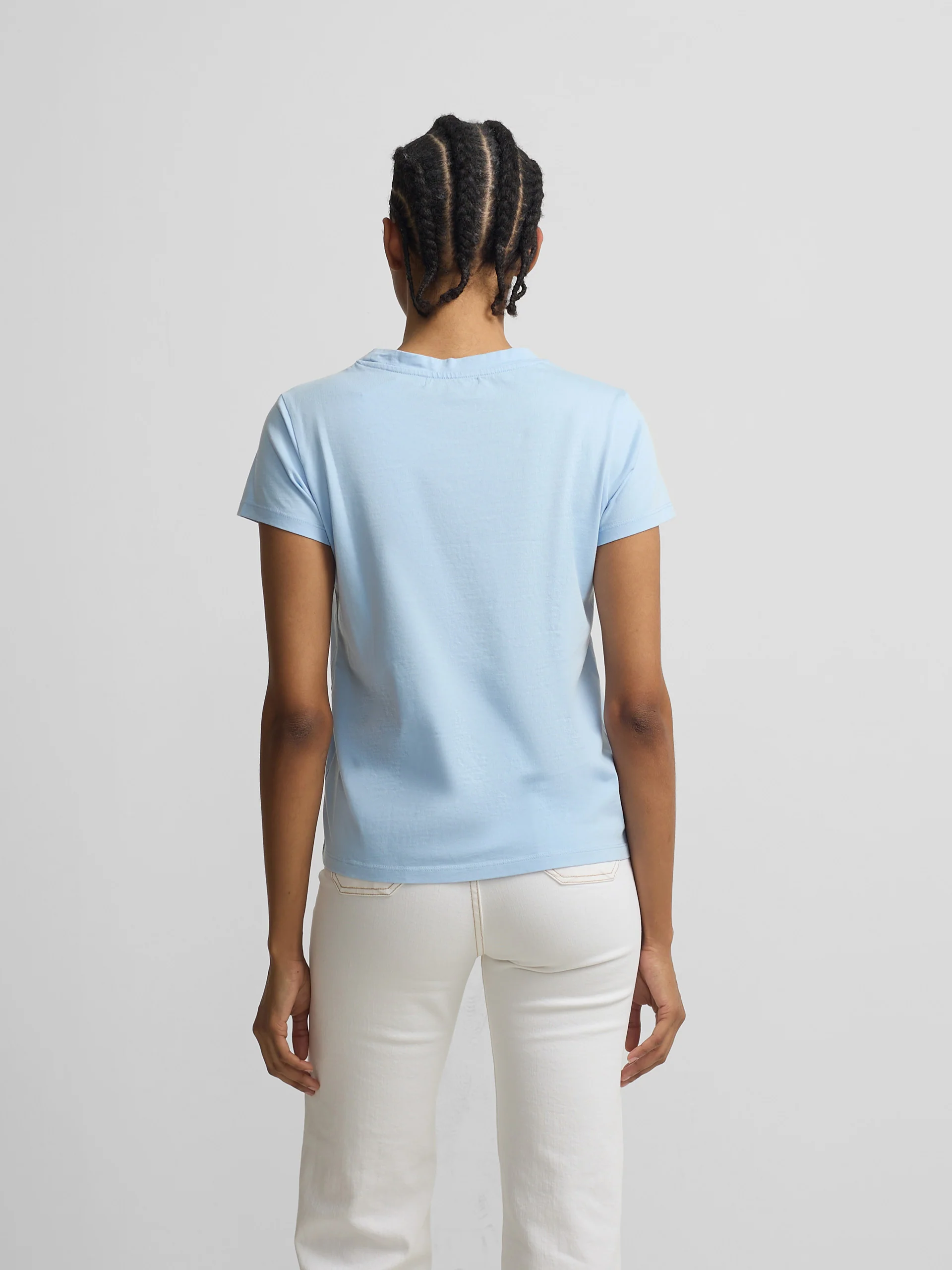 Camiseta woman clasica celeste - Image 4