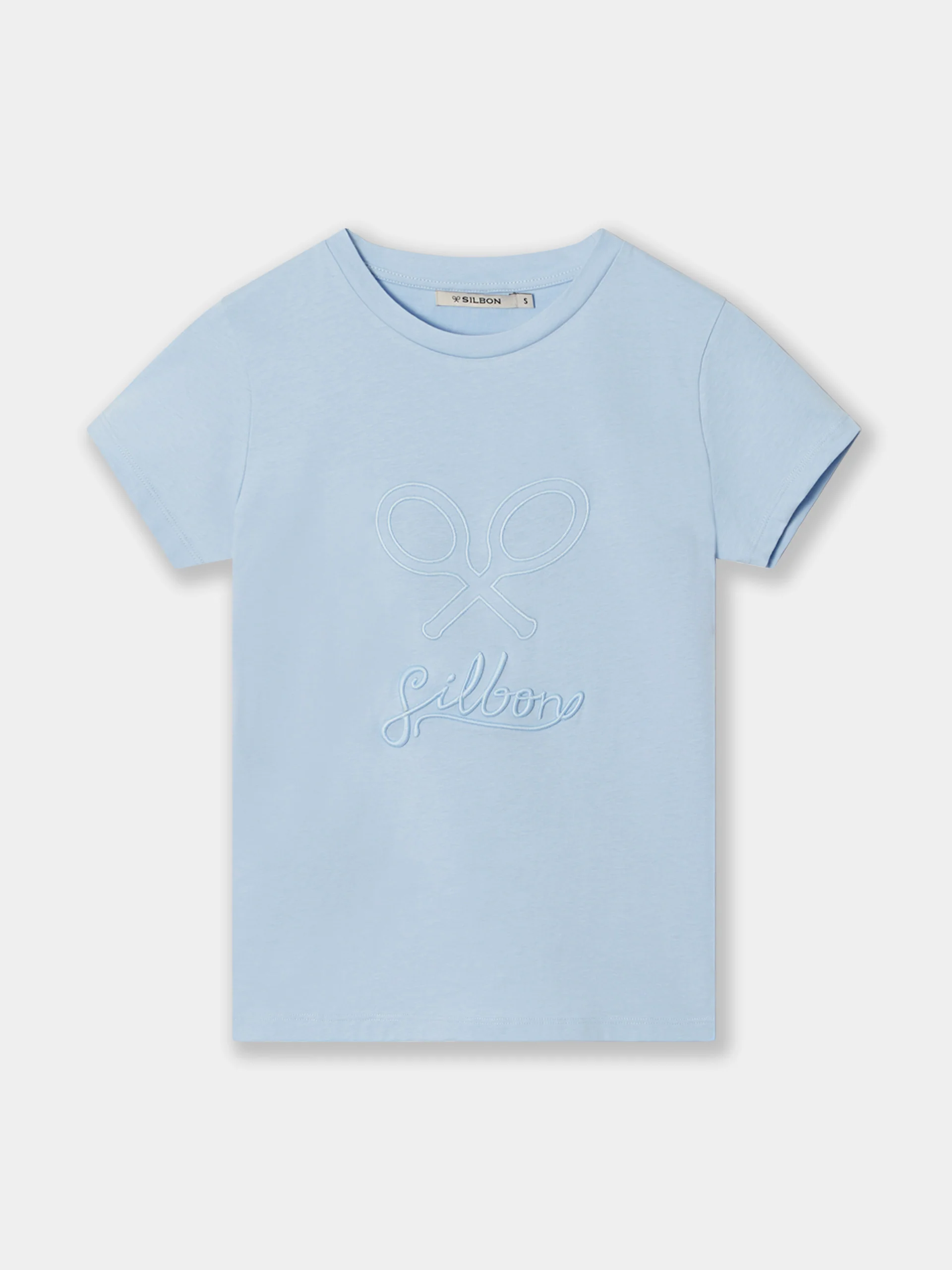 Camiseta woman clasica celeste - Image 5