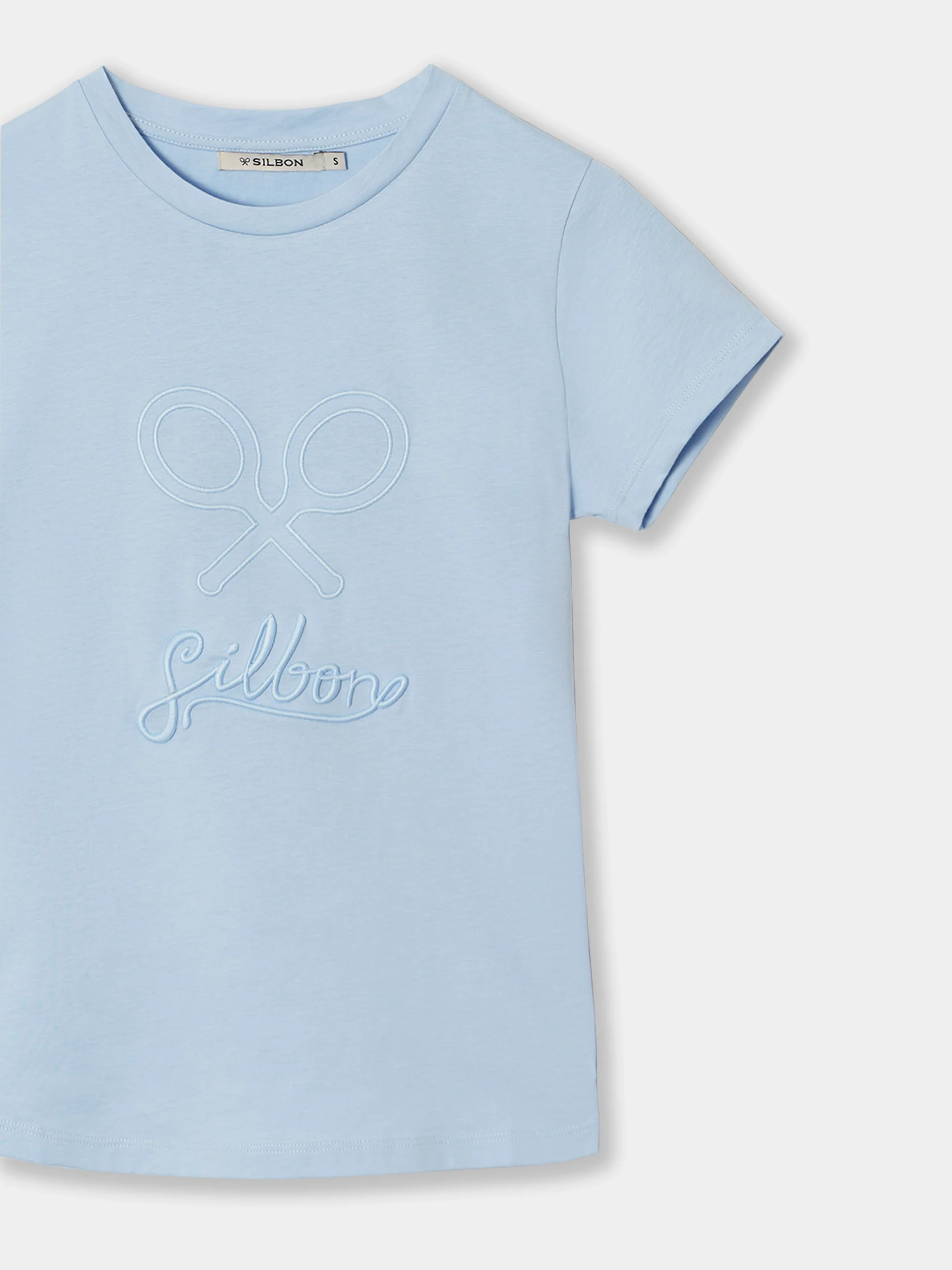 Camiseta woman clasica celeste - Image 7