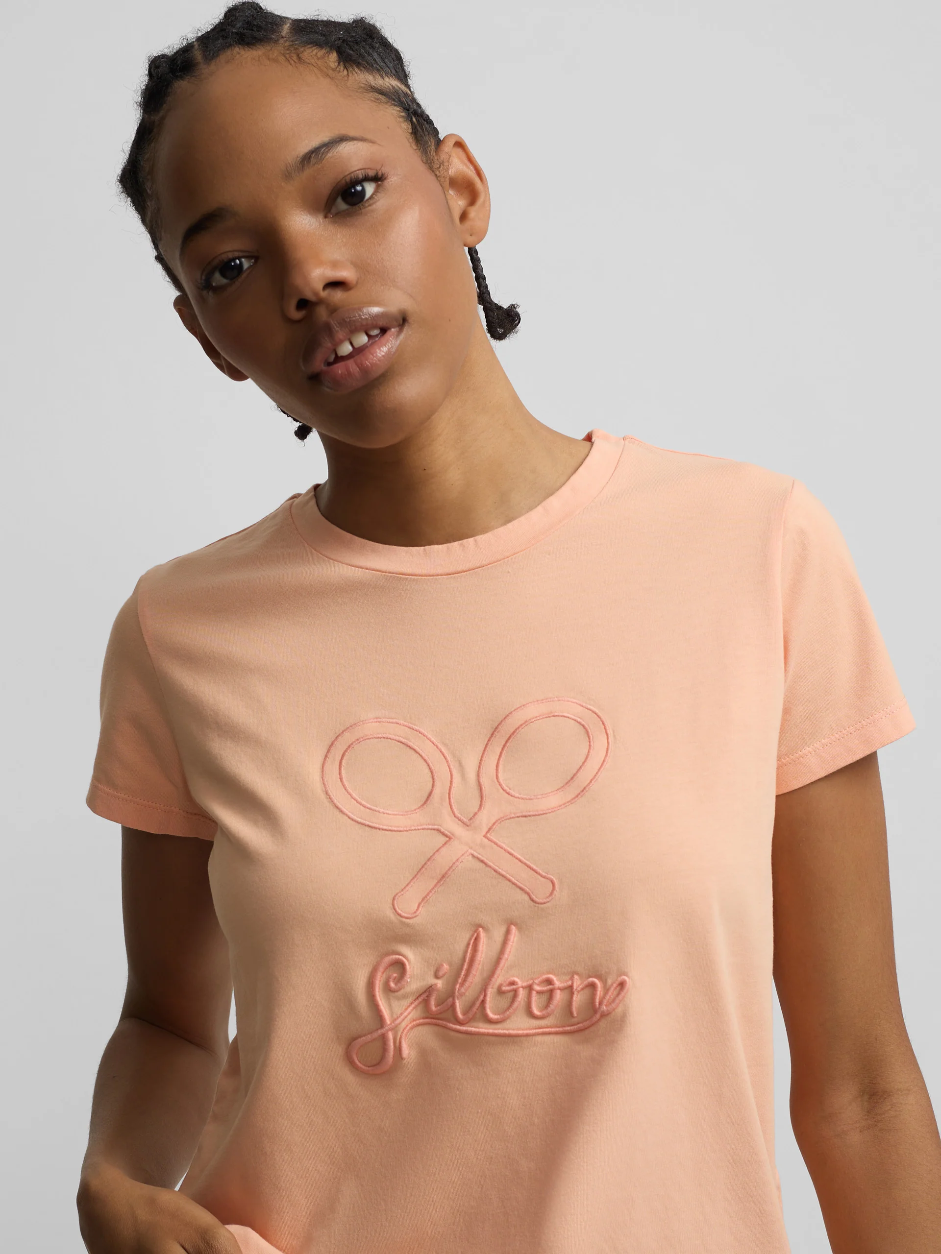 Camiseta woman clasica naranja