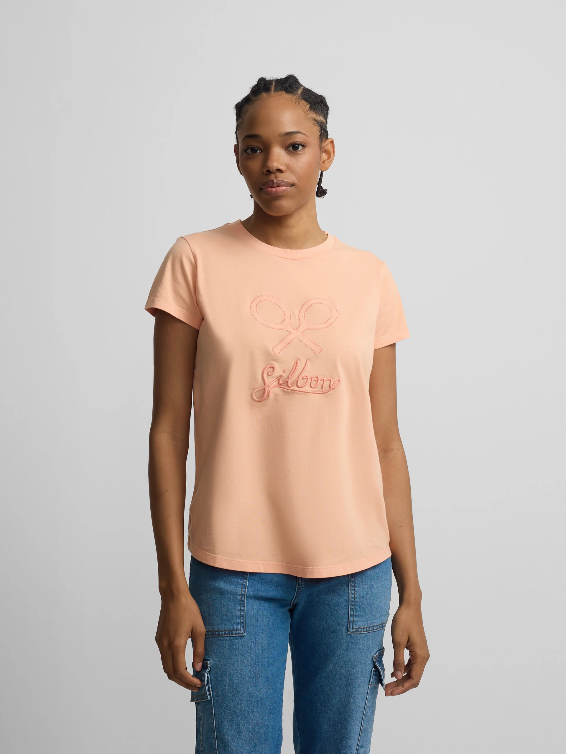 Camiseta woman clasica naranja - Image 3