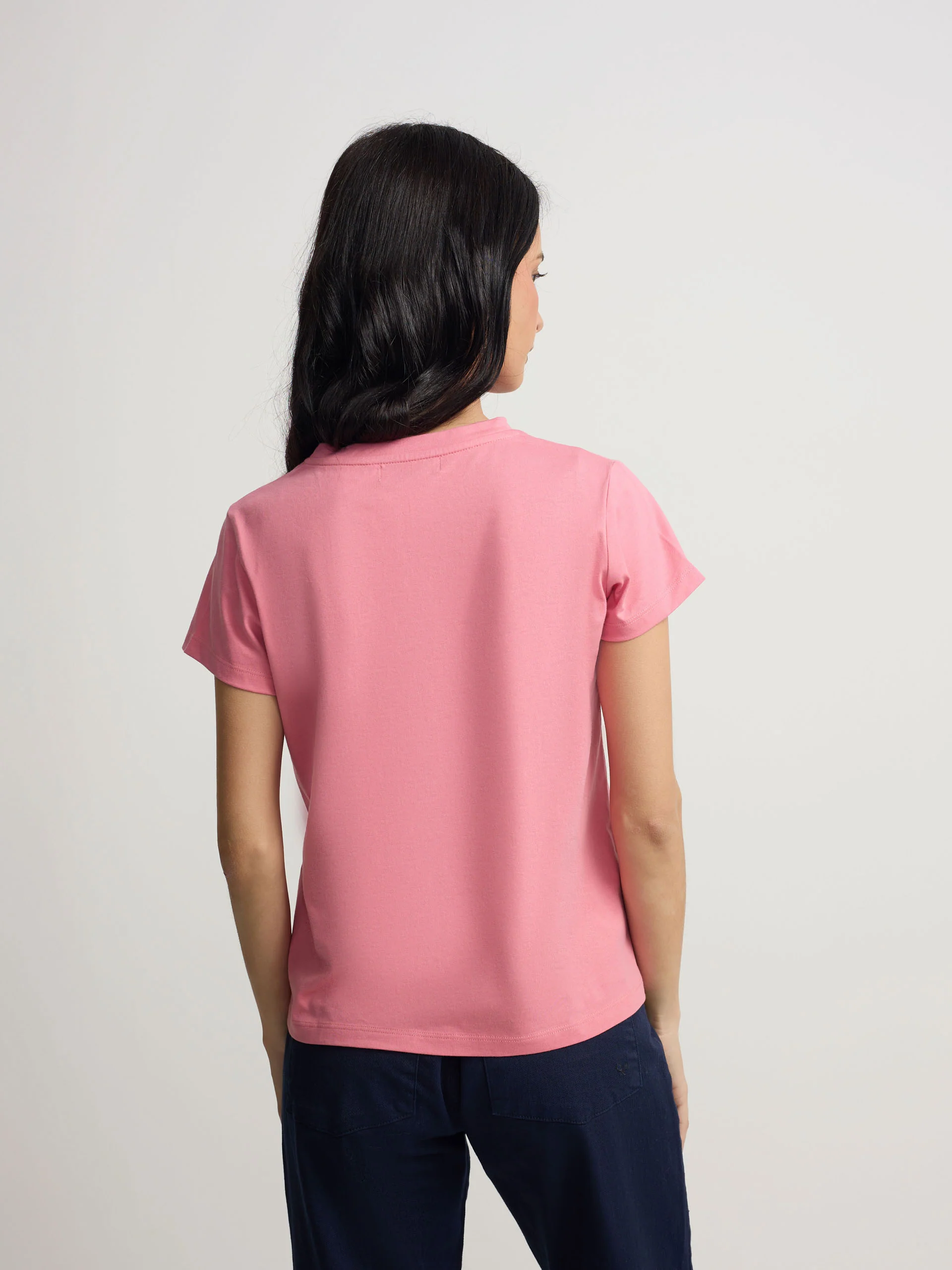 Camiseta woman clasica raqueta rosa - Image 4