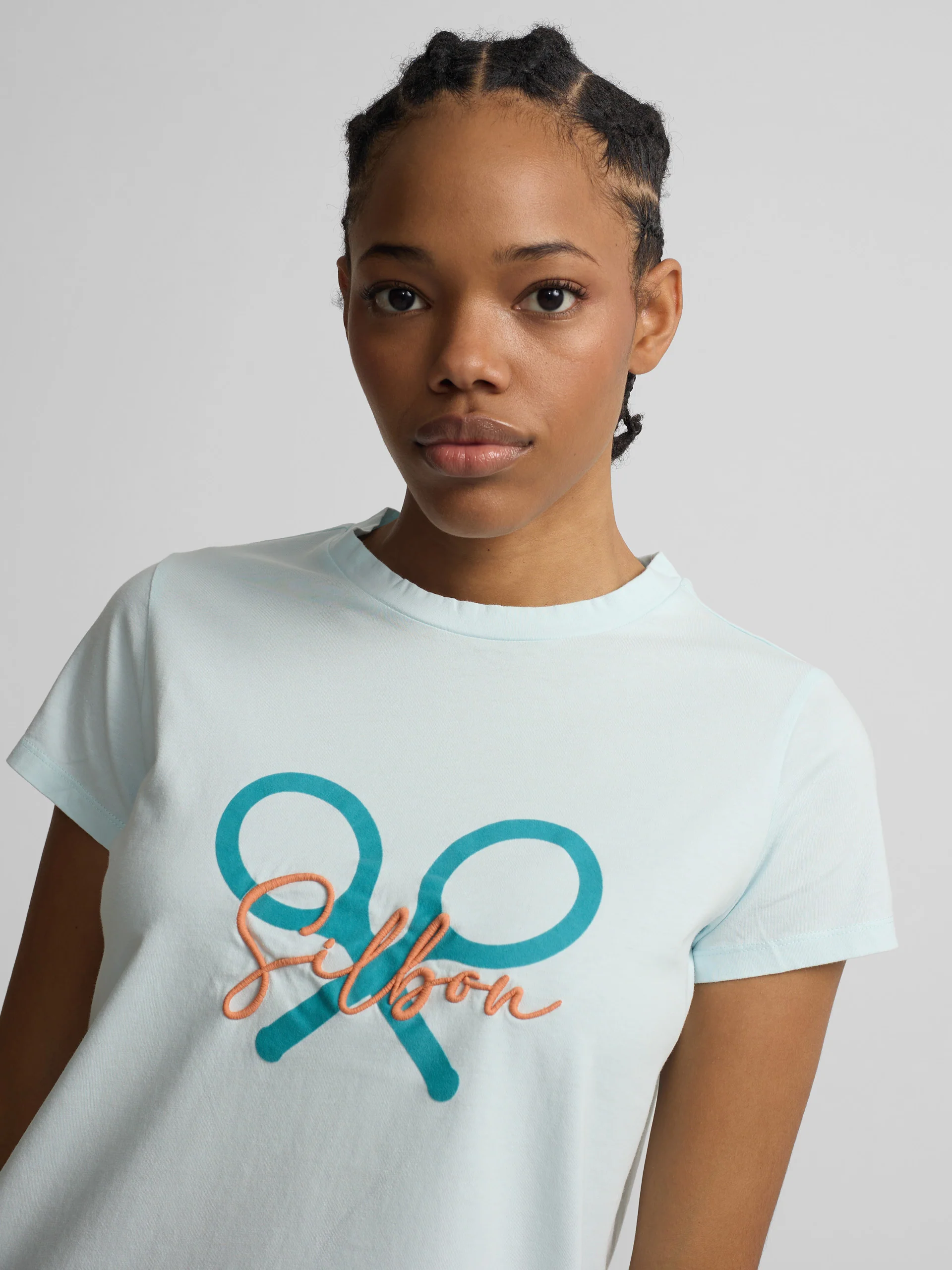 Camiseta woman clasica raqueta verde - Image 3