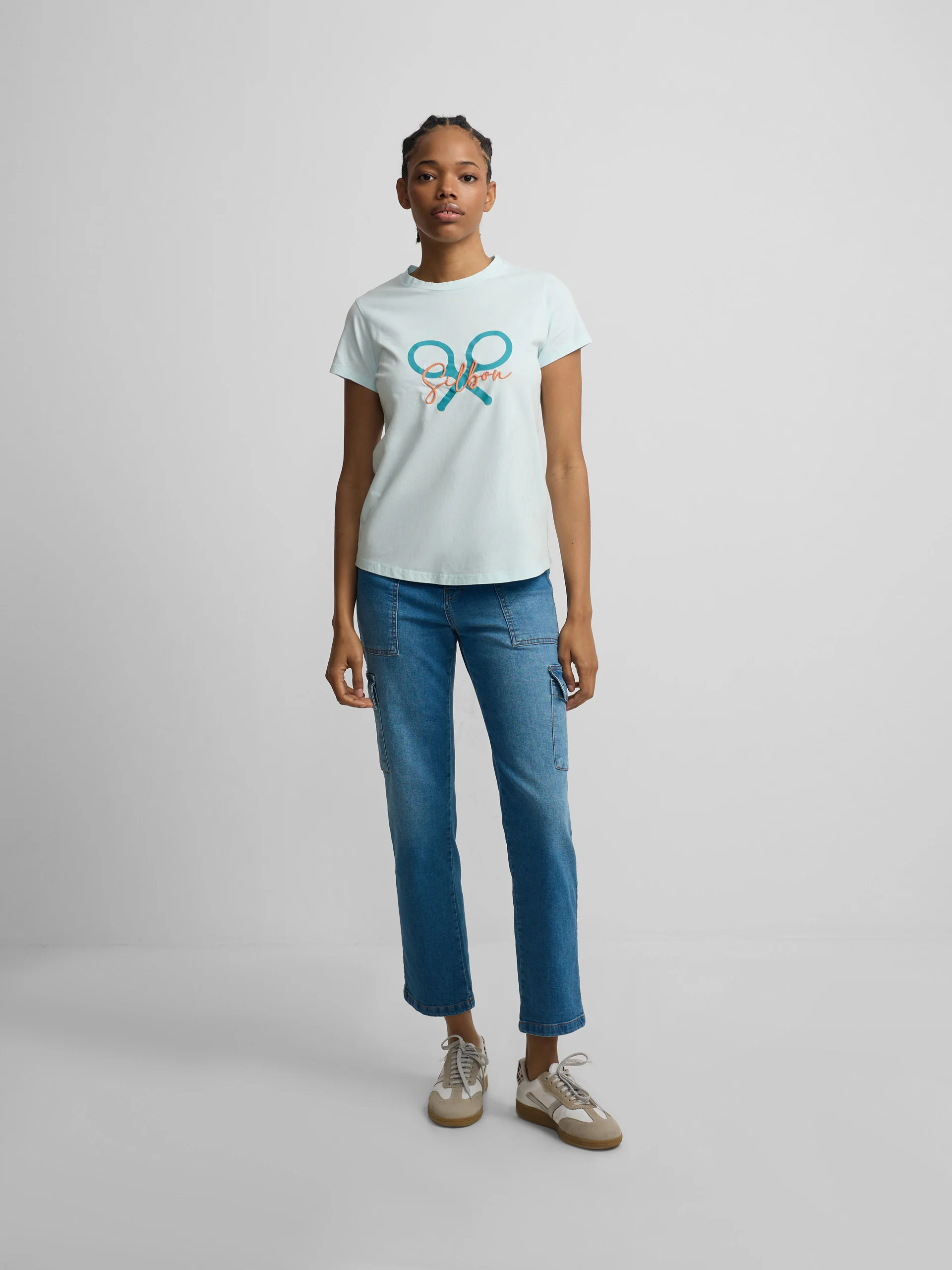 Camiseta woman clasica raqueta verde - Image 4