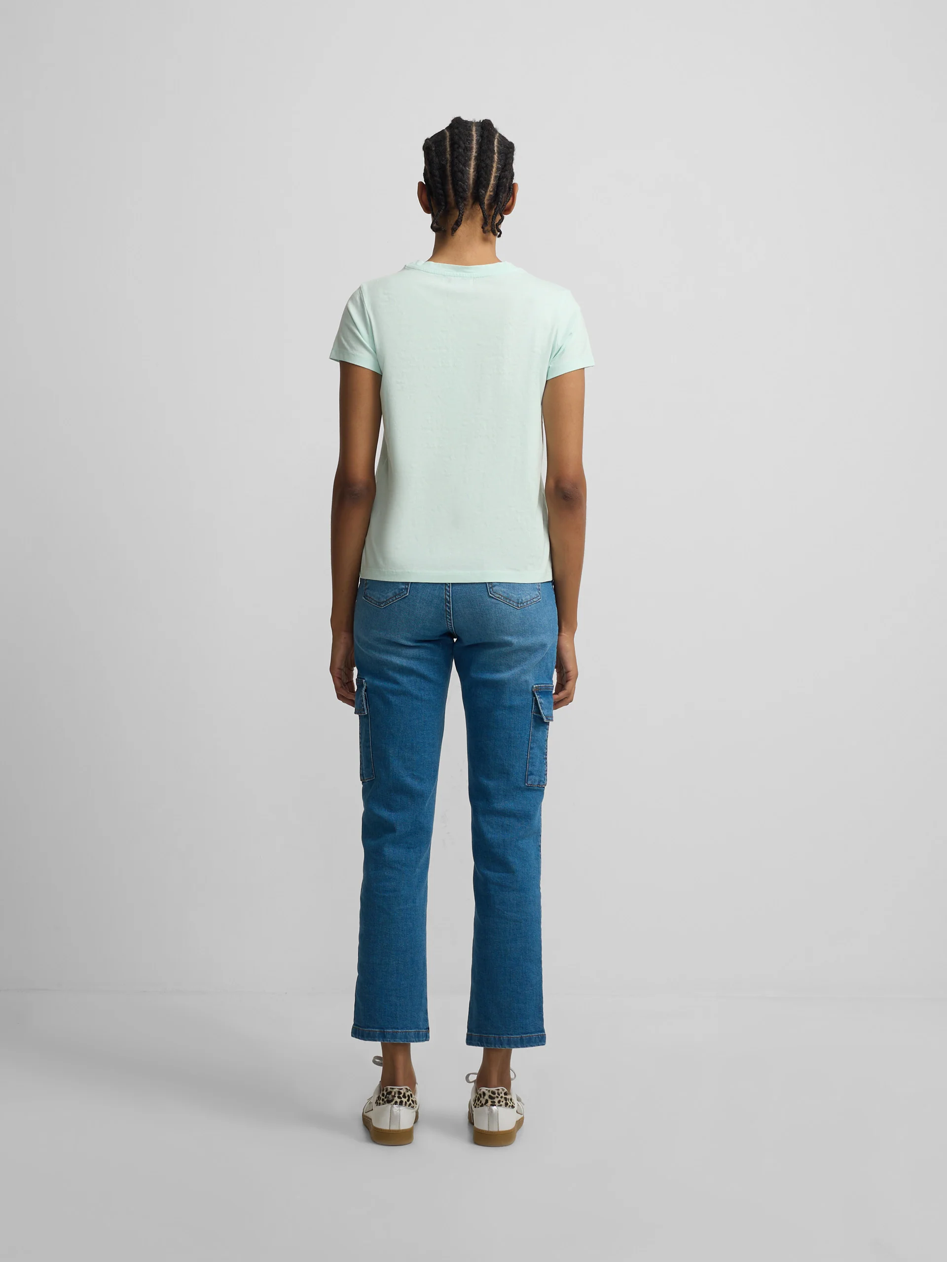 Camiseta woman clasica verde - Image 5